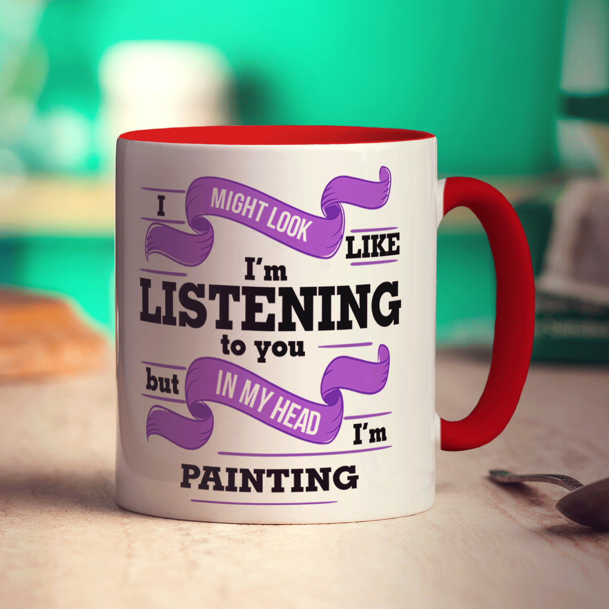 In My Head I'm Painting Mug