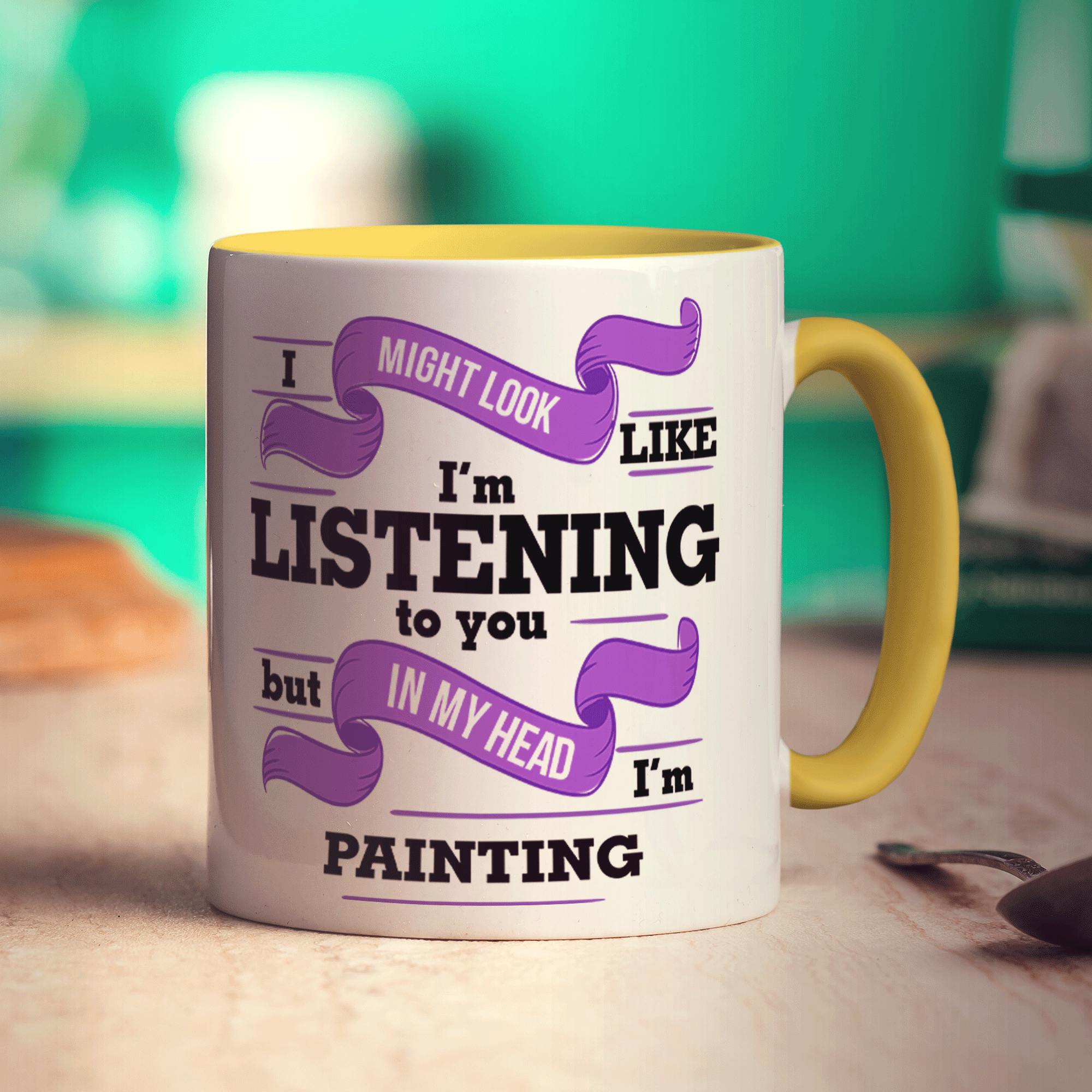 In My Head I'm Painting Mug