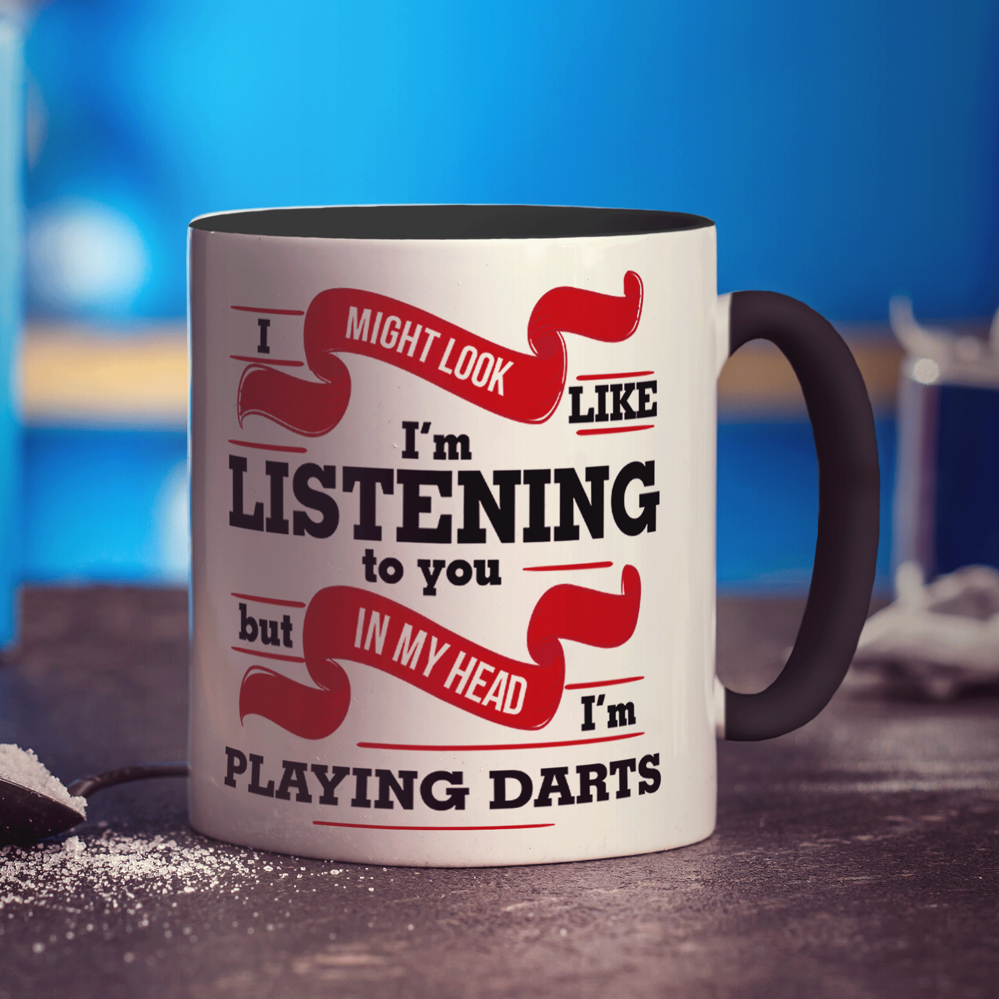 In My Head I'm Playing Darts Mug