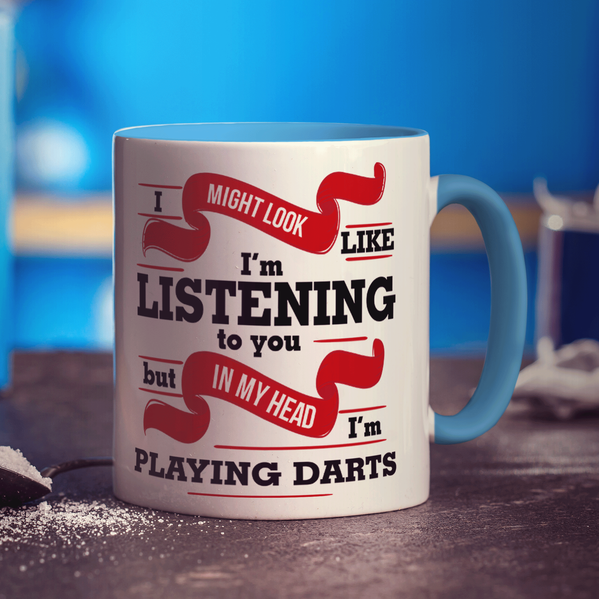 In My Head I'm Playing Darts Mug