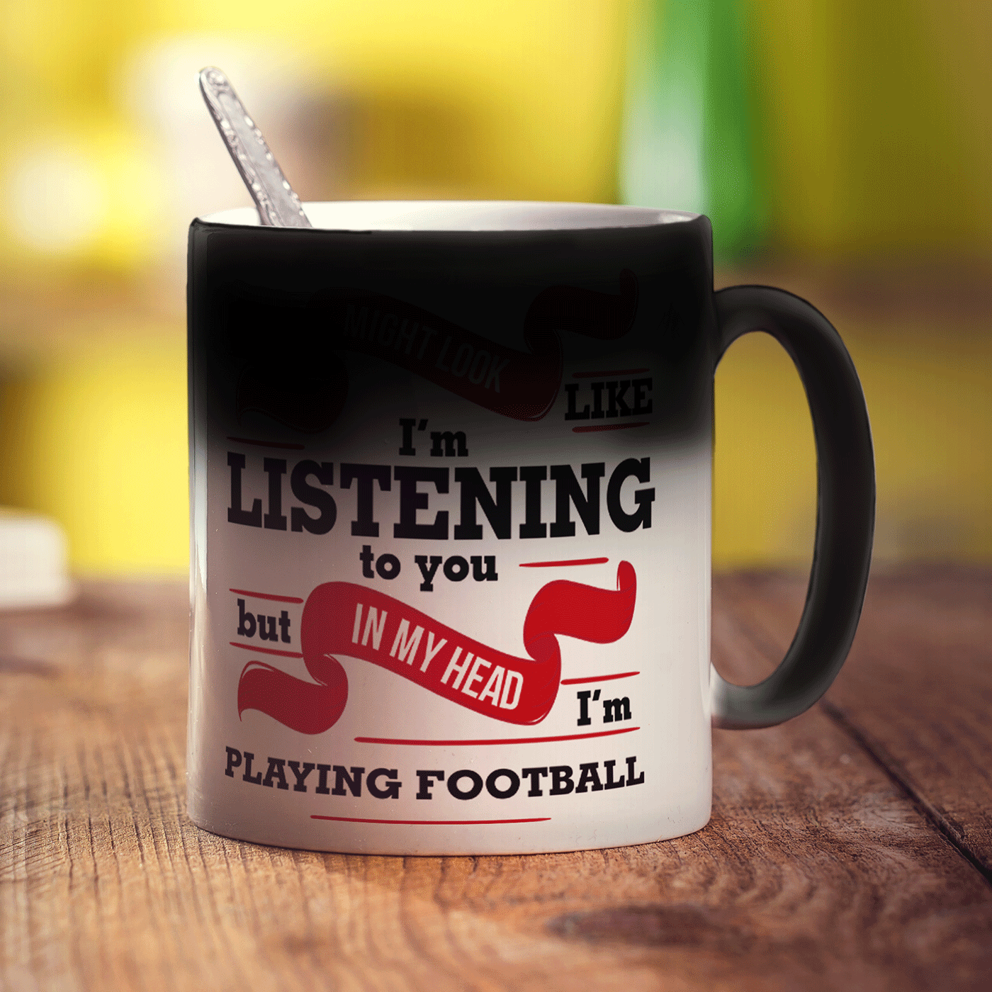 In My Head I'm Playing Football Mug
