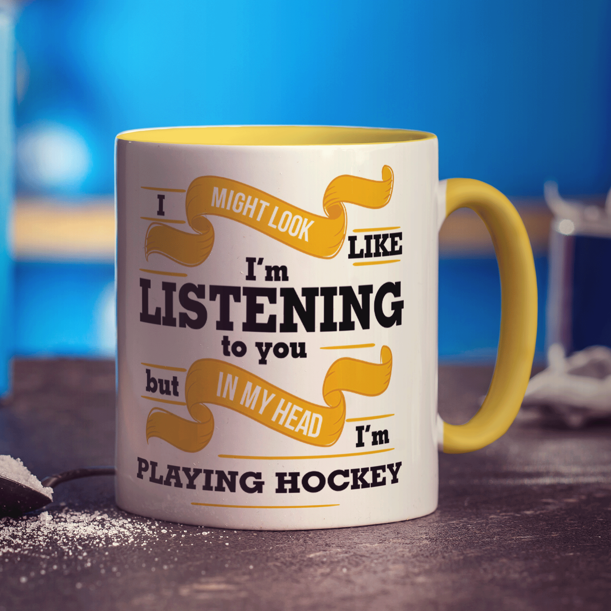In My Head I'm Playing Hockey Mug
