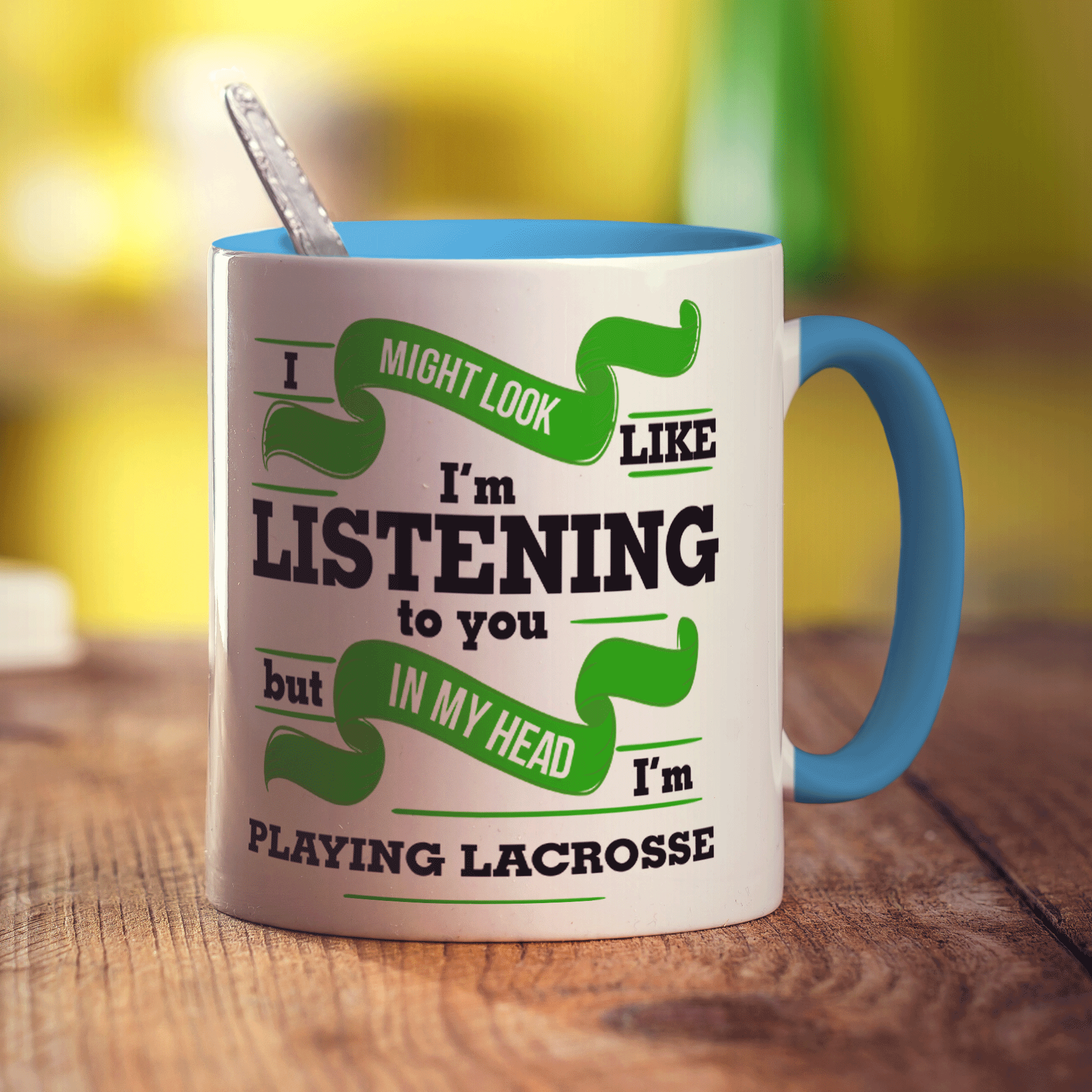 In My Head I'm Playing Lacrosse Mug