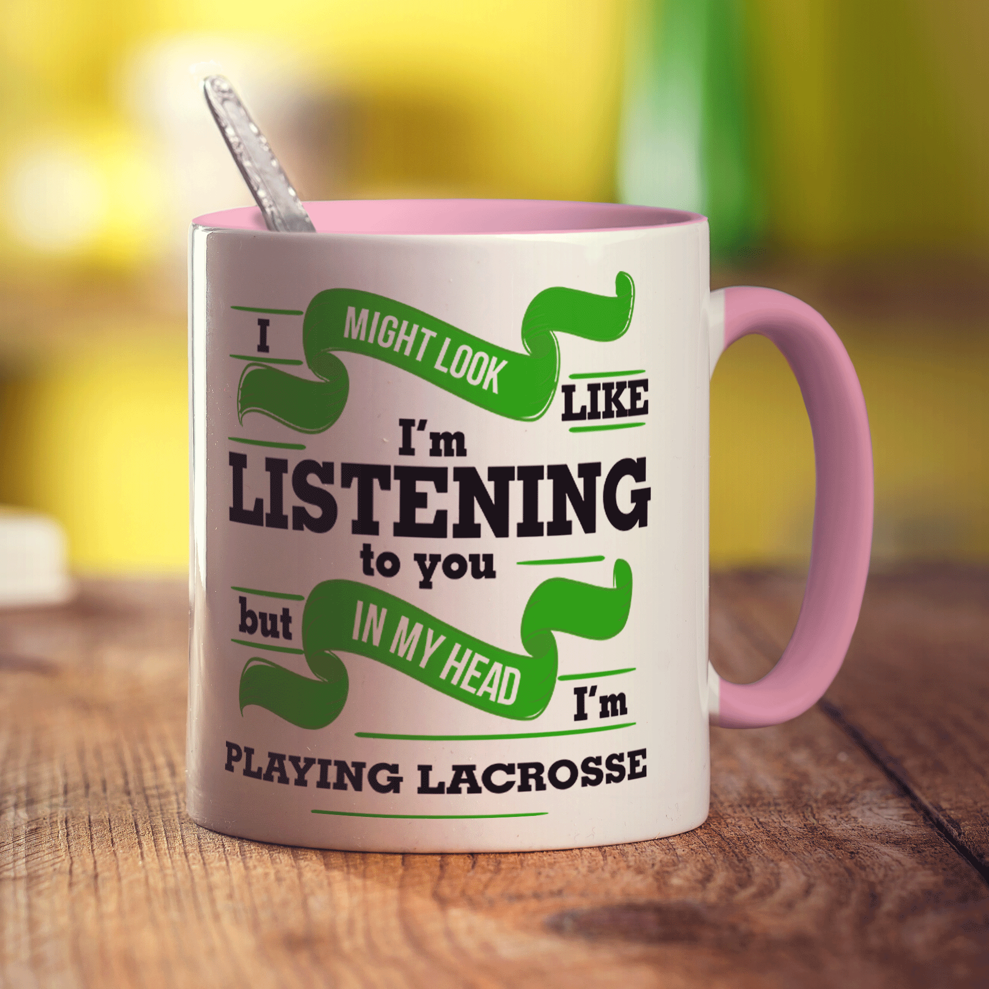 In My Head I'm Playing Lacrosse Mug