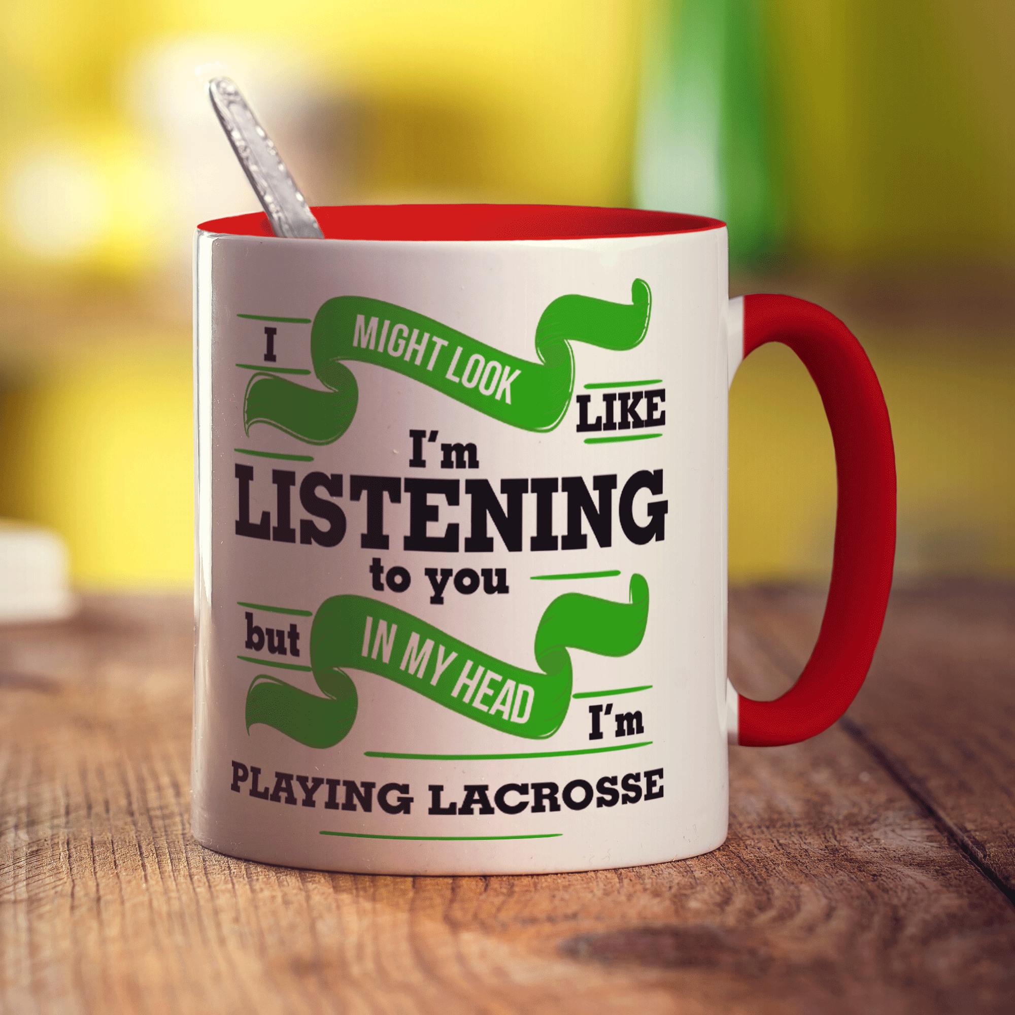 In My Head I'm Playing Lacrosse Mug
