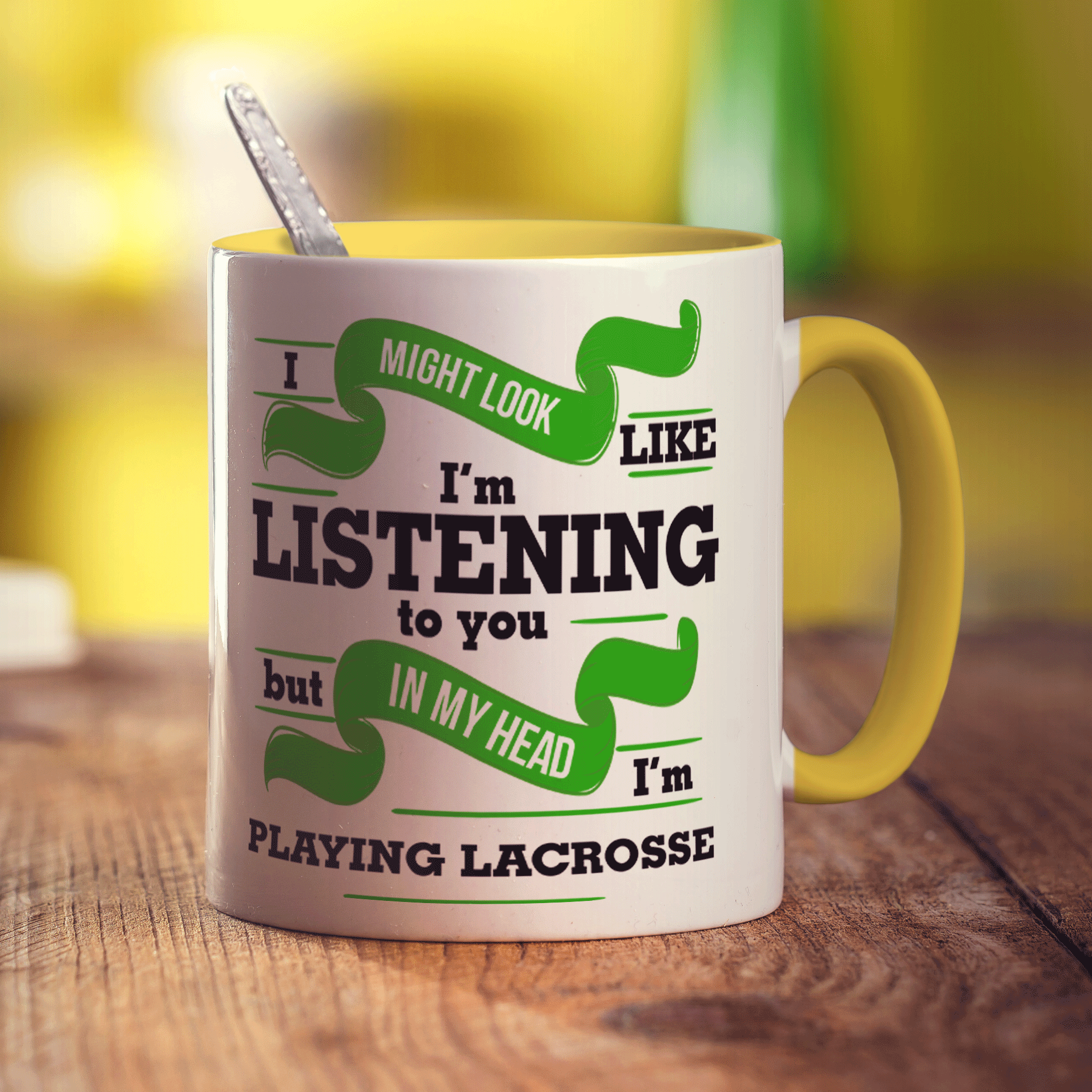 In My Head I'm Playing Lacrosse Mug