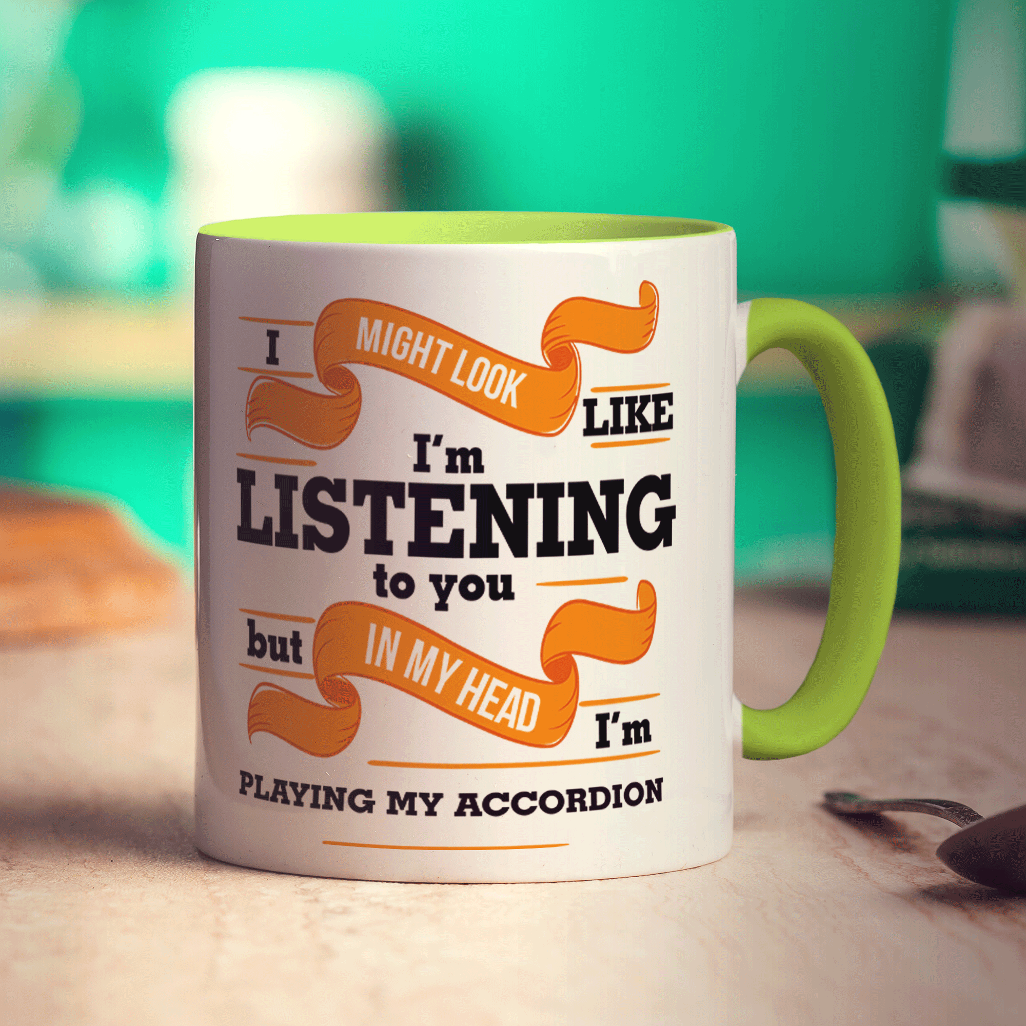 In My Head I'm Playing My Accordion Mug