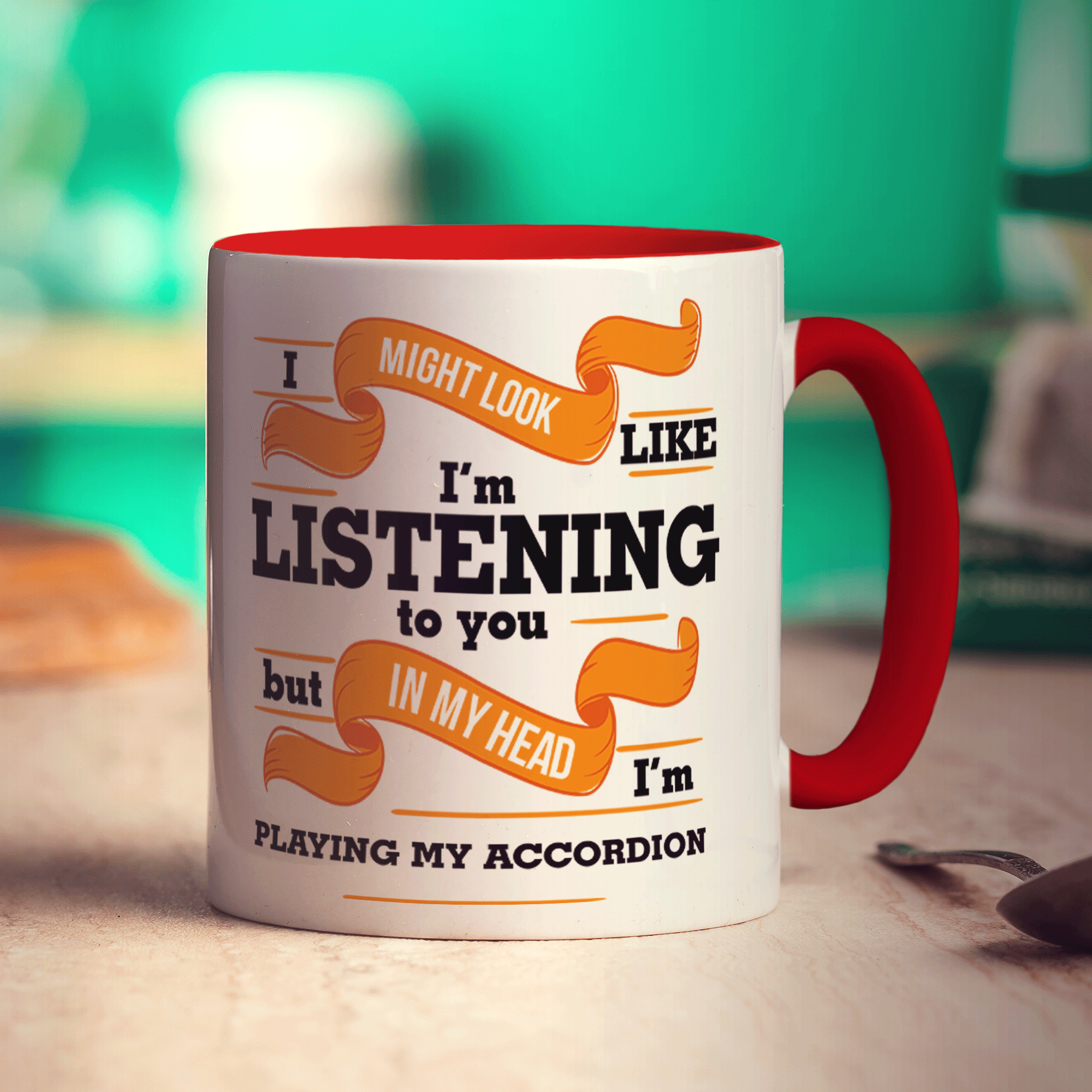 In My Head I'm Playing My Accordion Mug