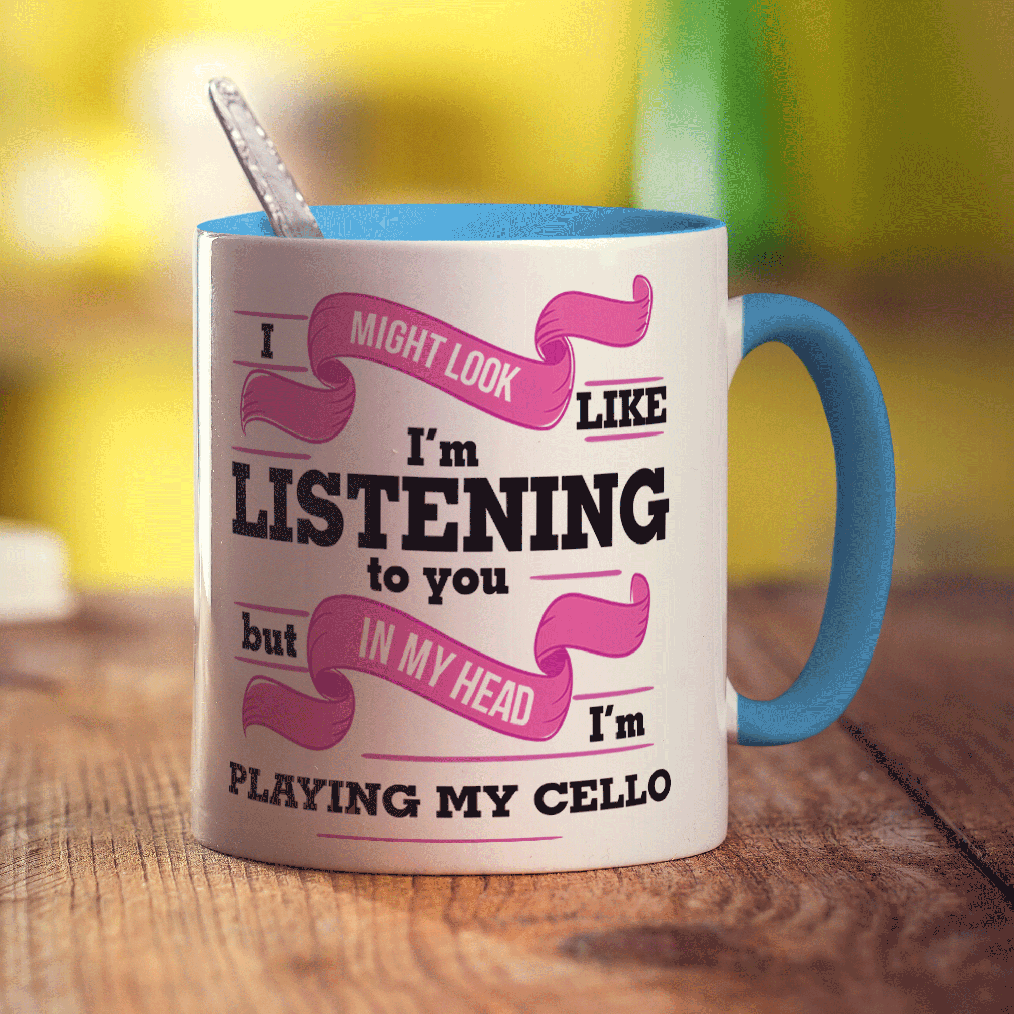 In My Head I'm Playing My Cello Mug