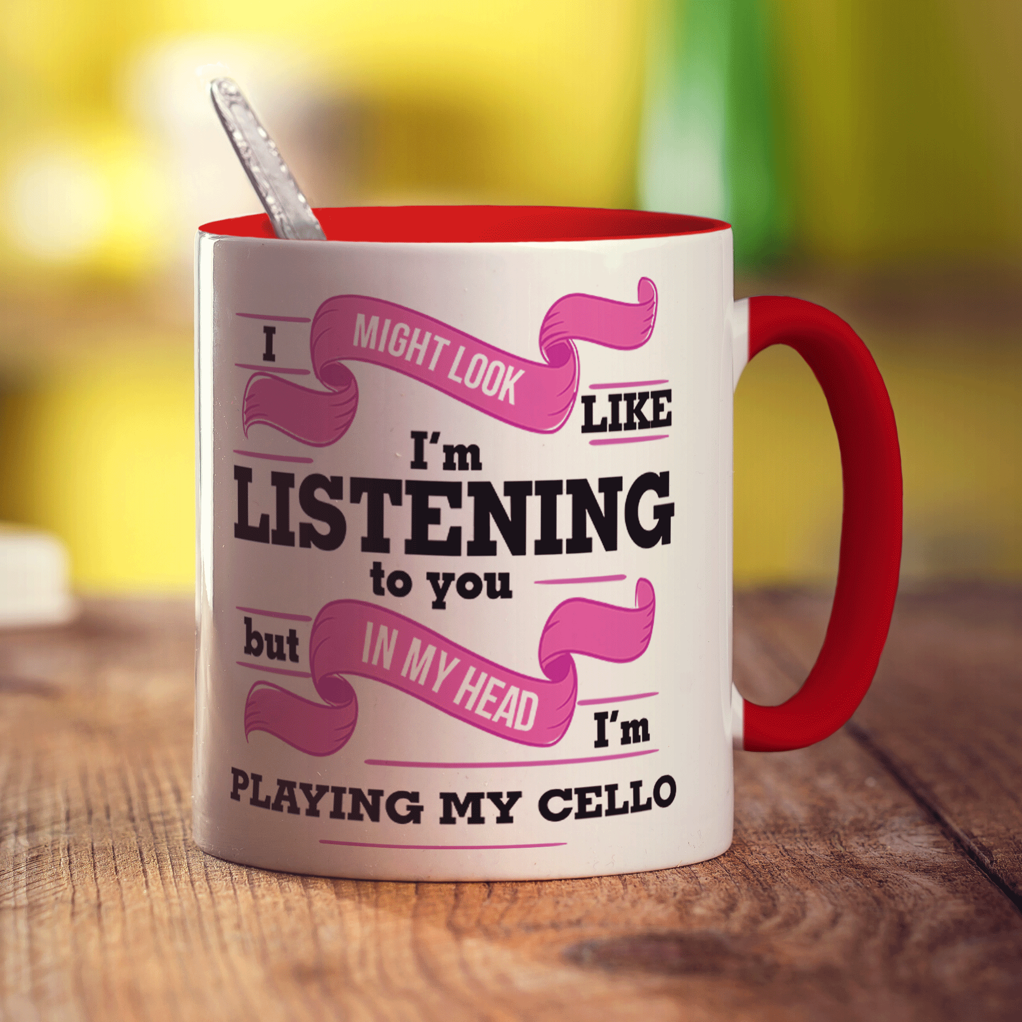 In My Head I'm Playing My Cello Mug