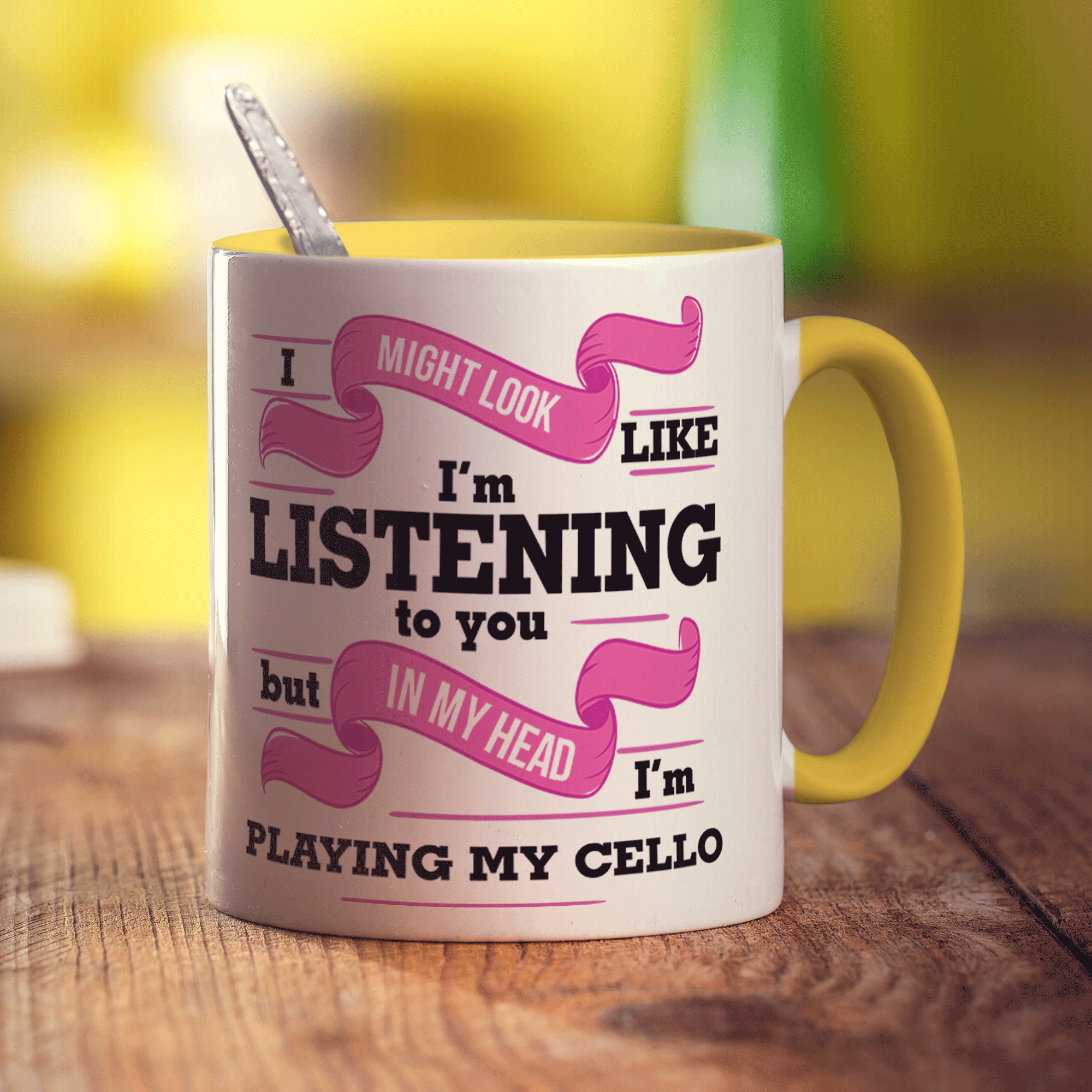 In My Head I'm Playing My Cello Mug