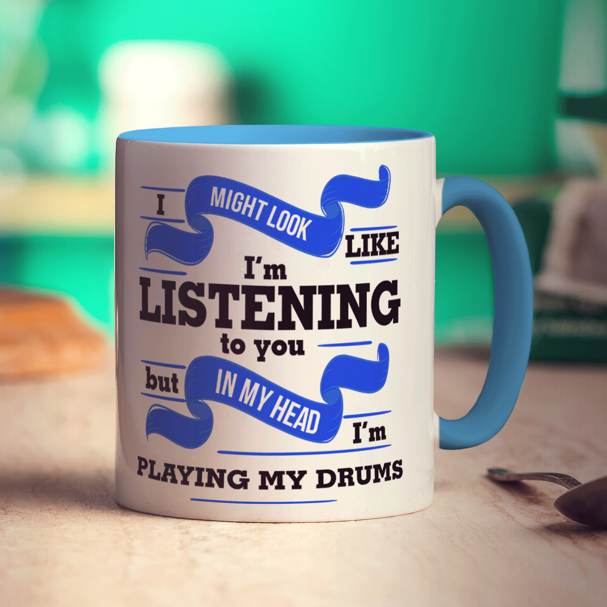 In My Head I'm Playing My Drums Mug