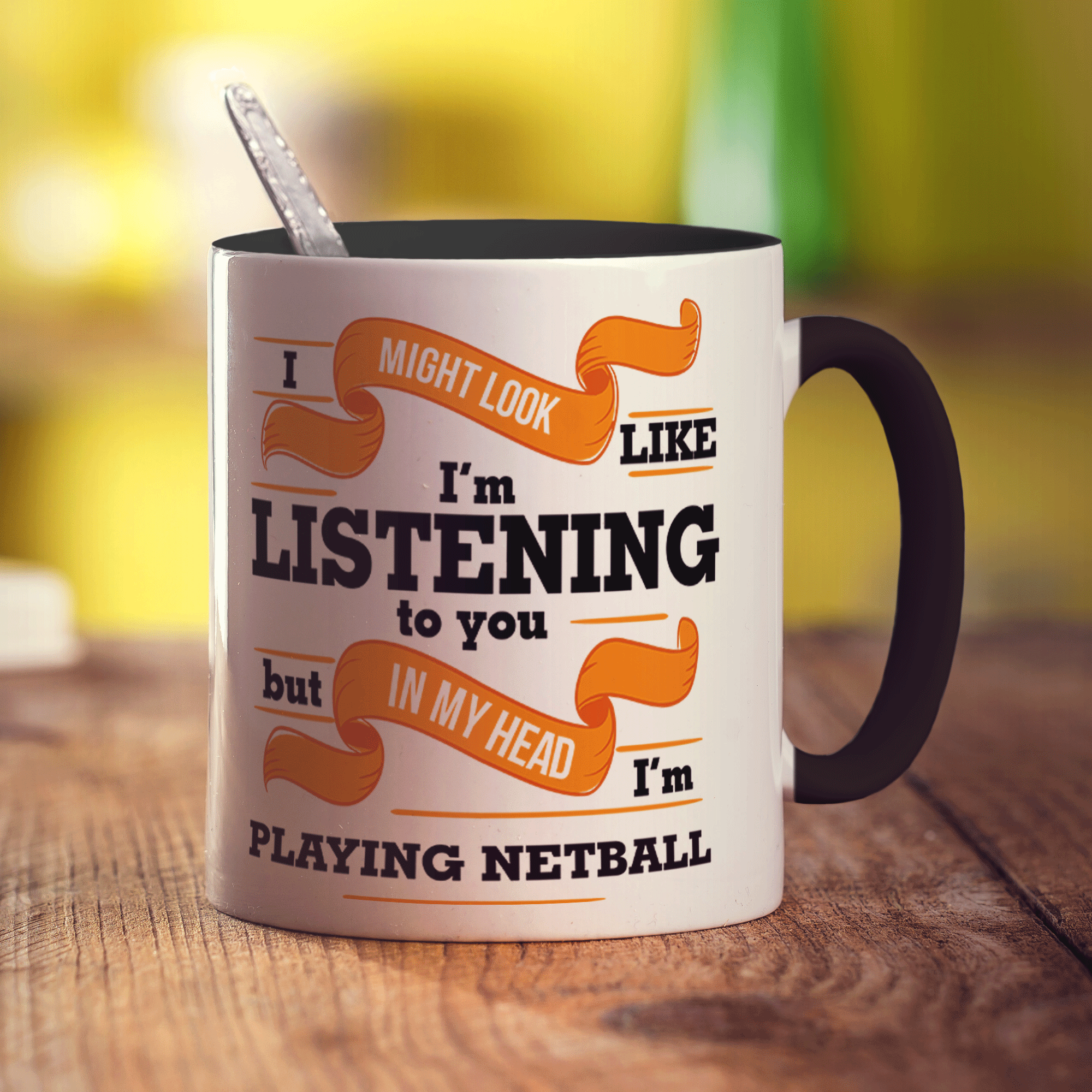 In My Head I'm Playing Netball Mug