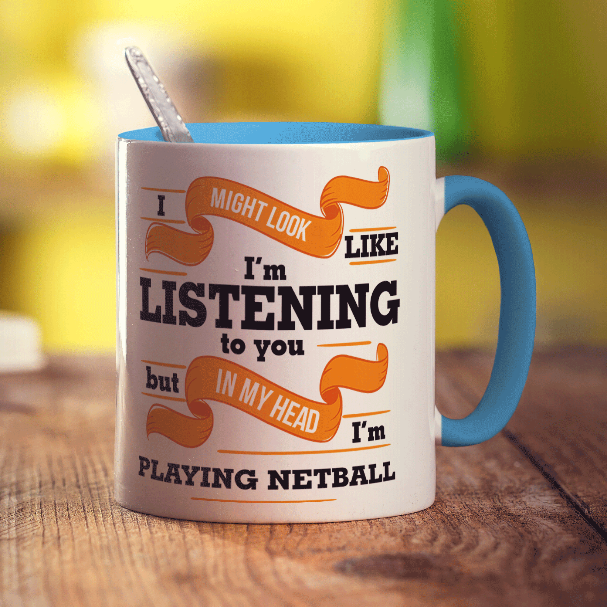 In My Head I'm Playing Netball Mug