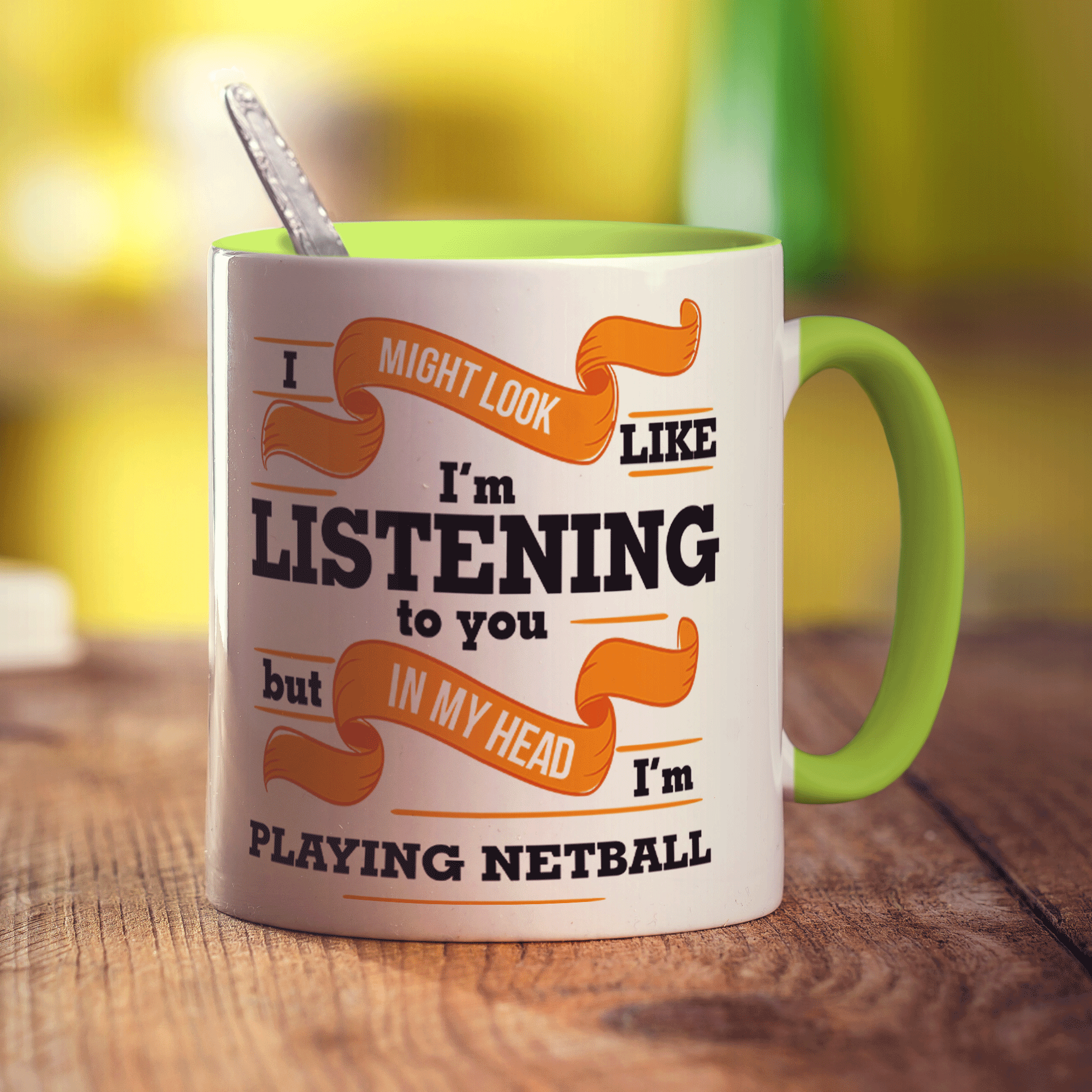 In My Head I'm Playing Netball Mug