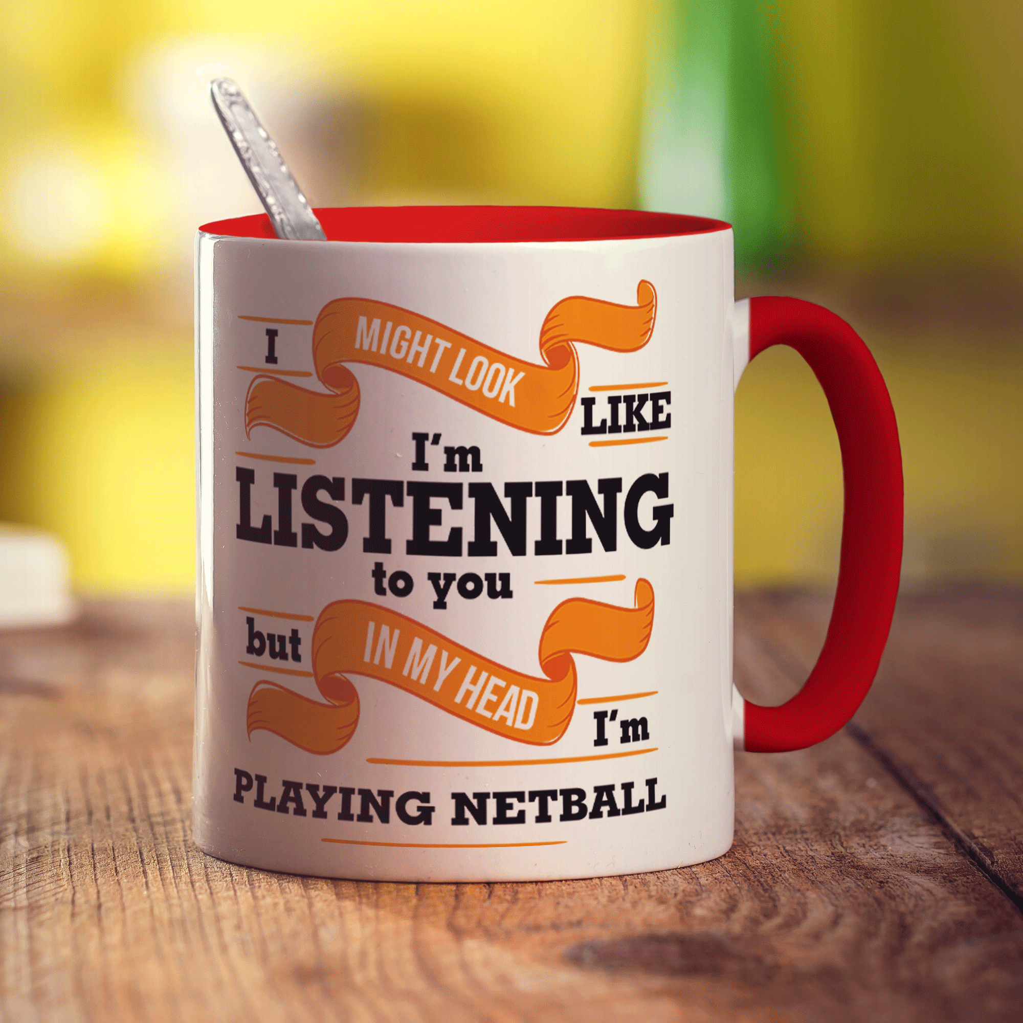 In My Head I'm Playing Netball Mug