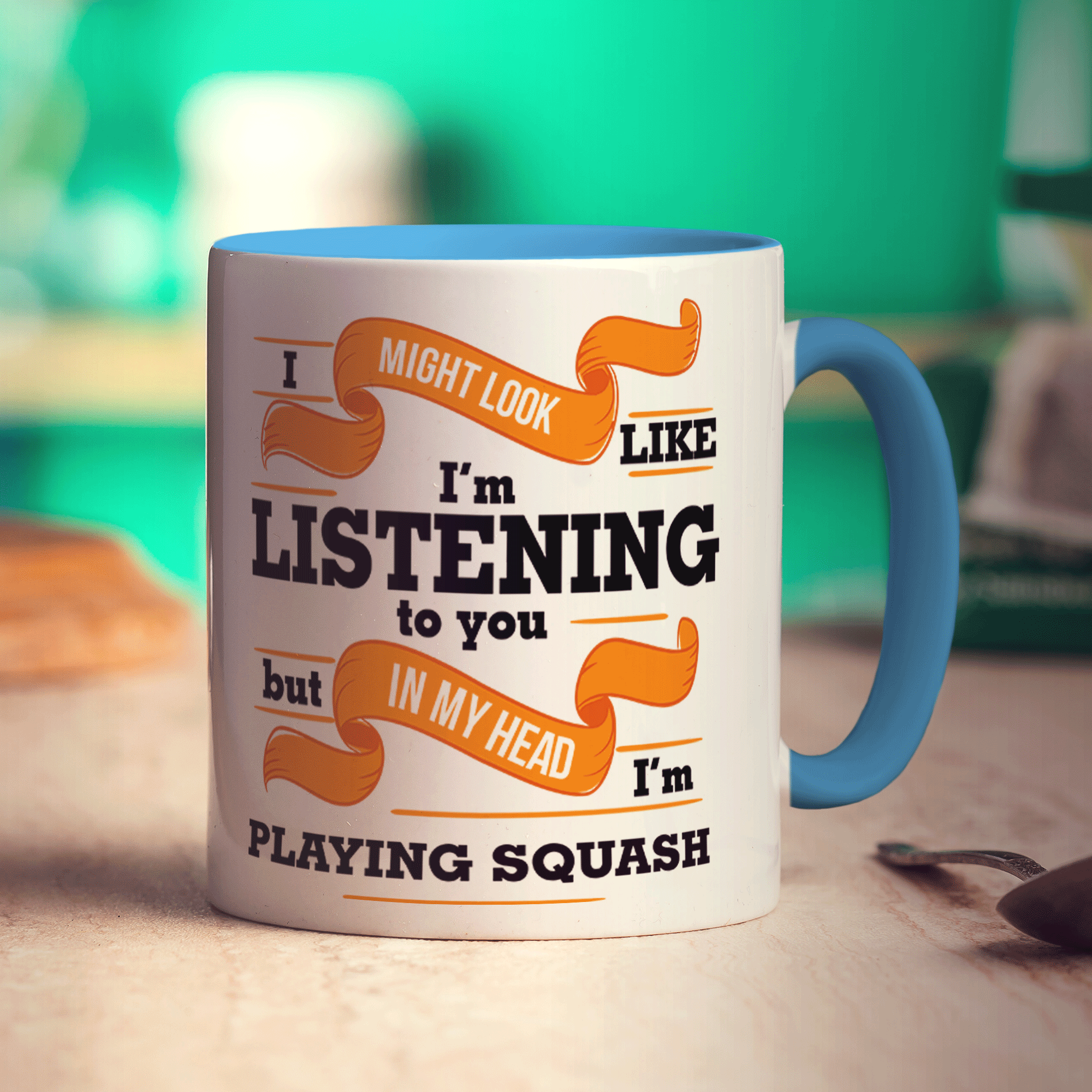 In My Head I'm Playing Squash Mug