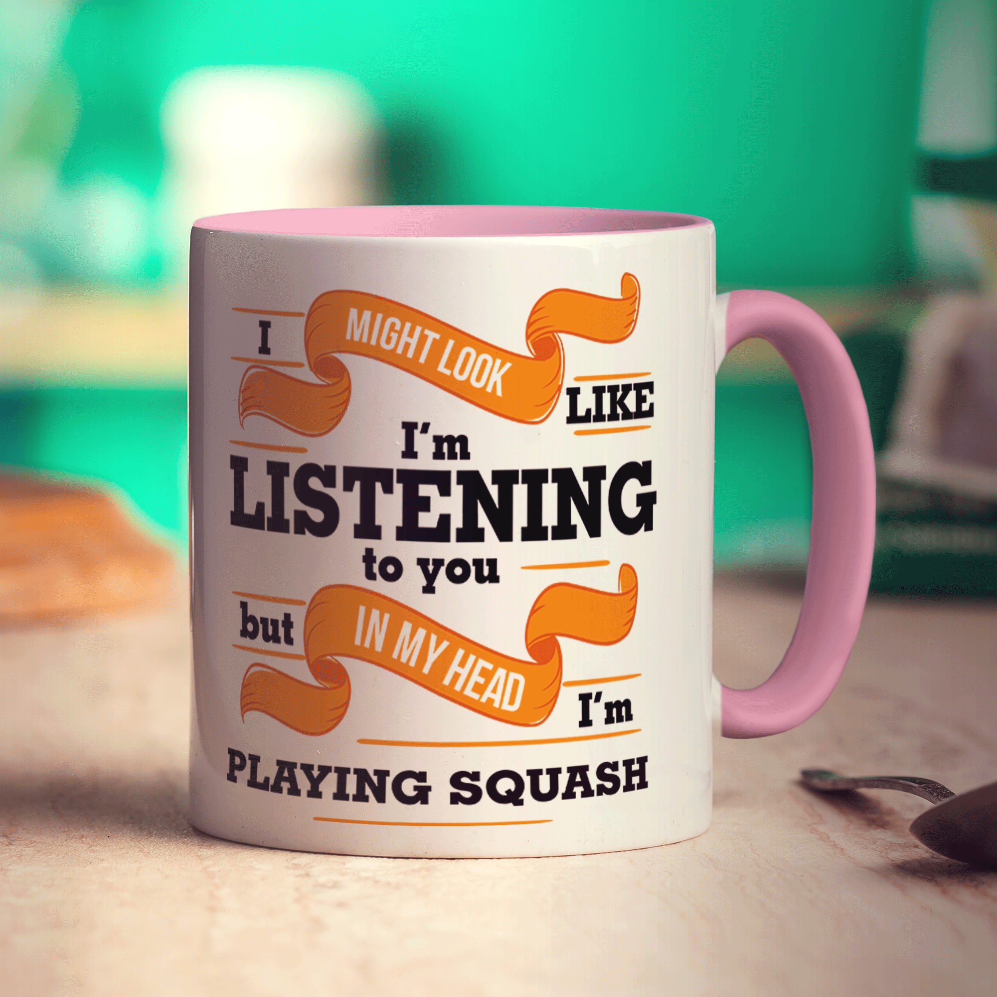 In My Head I'm Playing Squash Mug