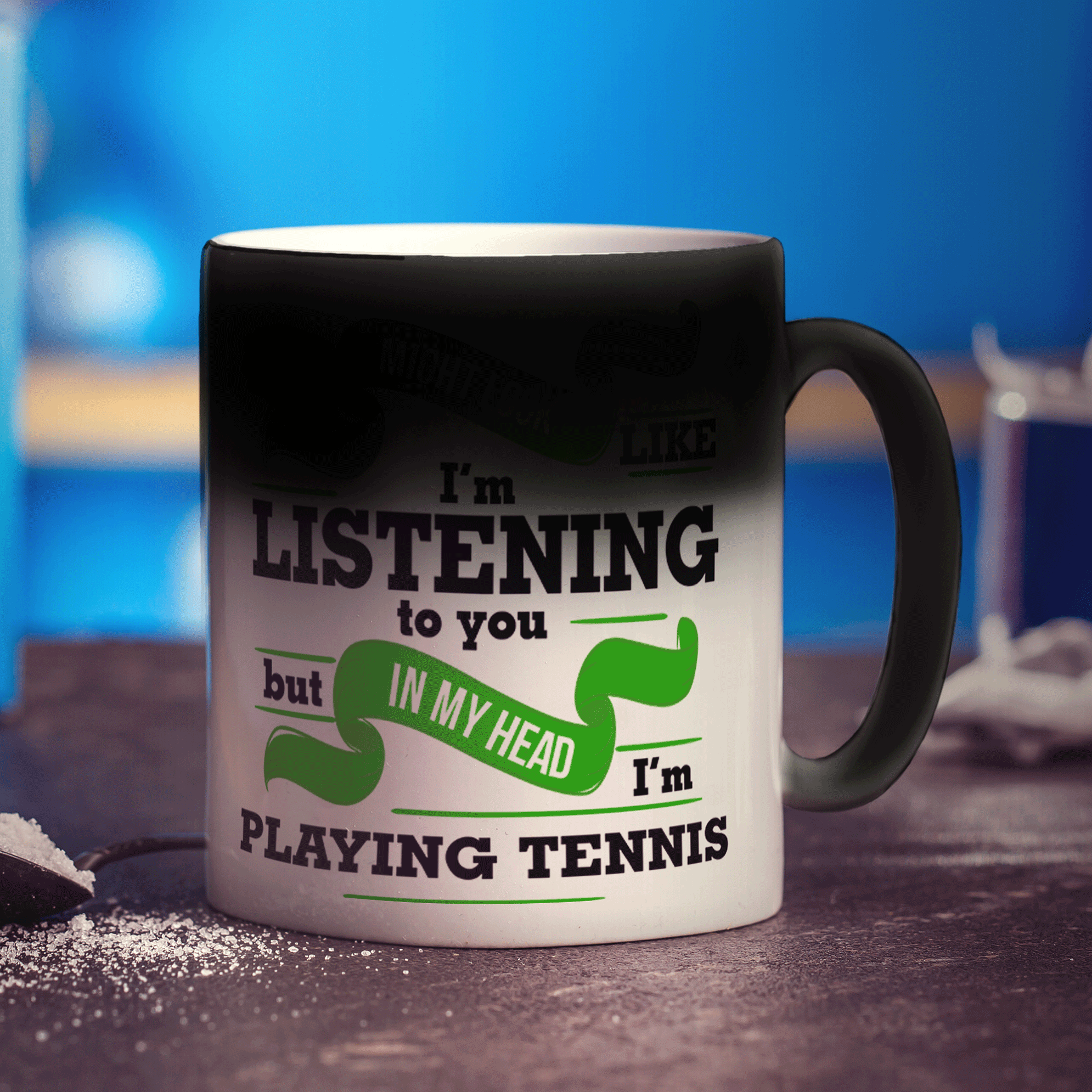 In My Head I'm Playing Tennis Mug