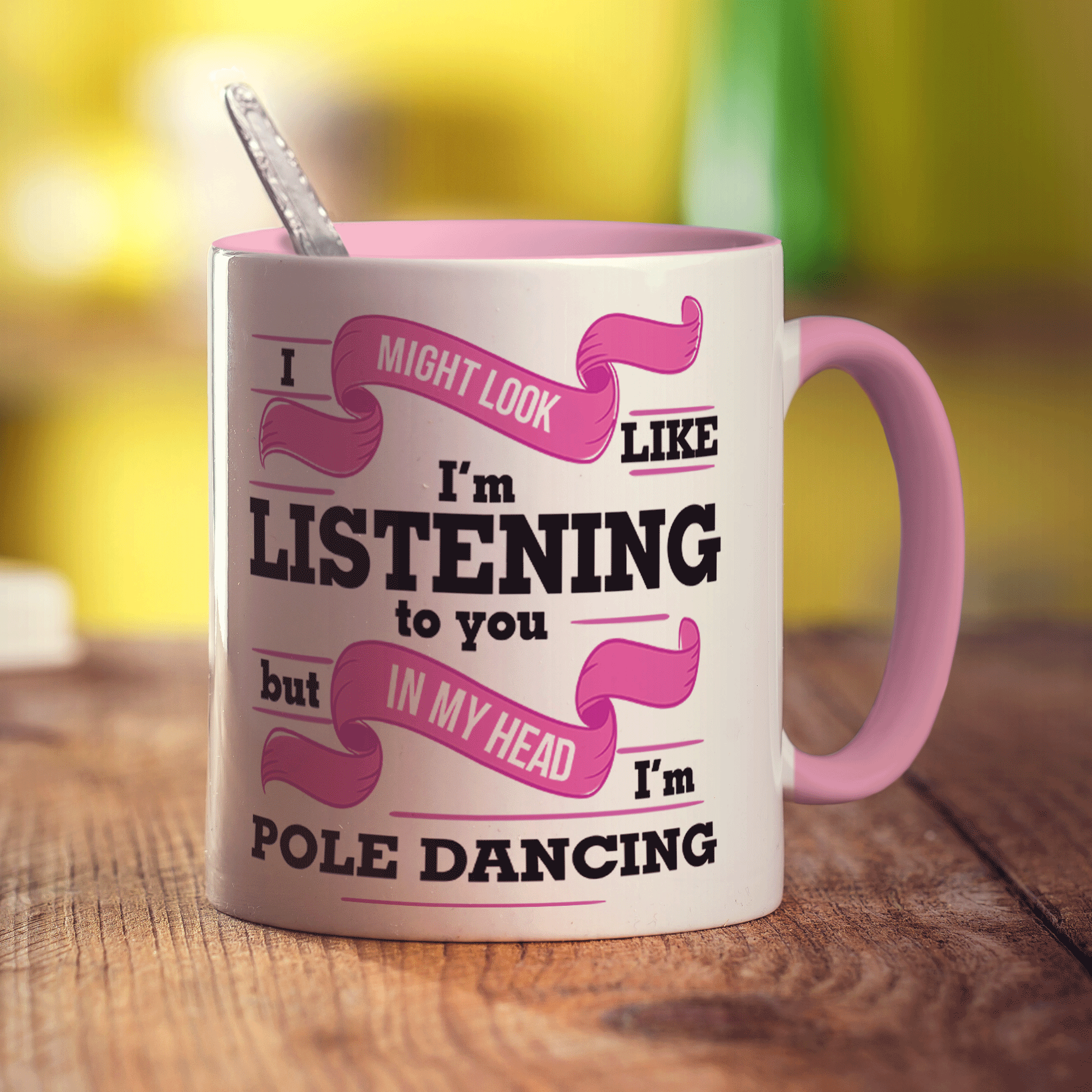 In My Head I'm Pole Dancing Mug