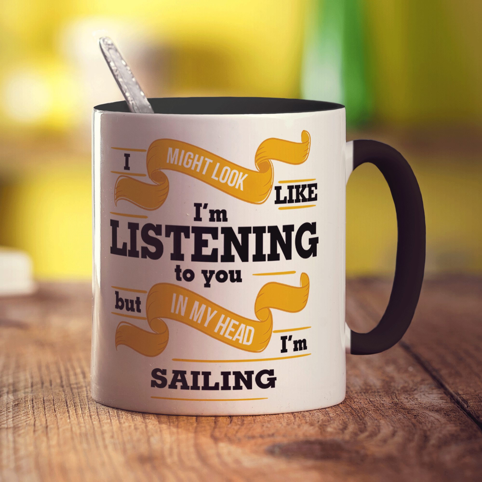 In My Head I'm Sailing Mug