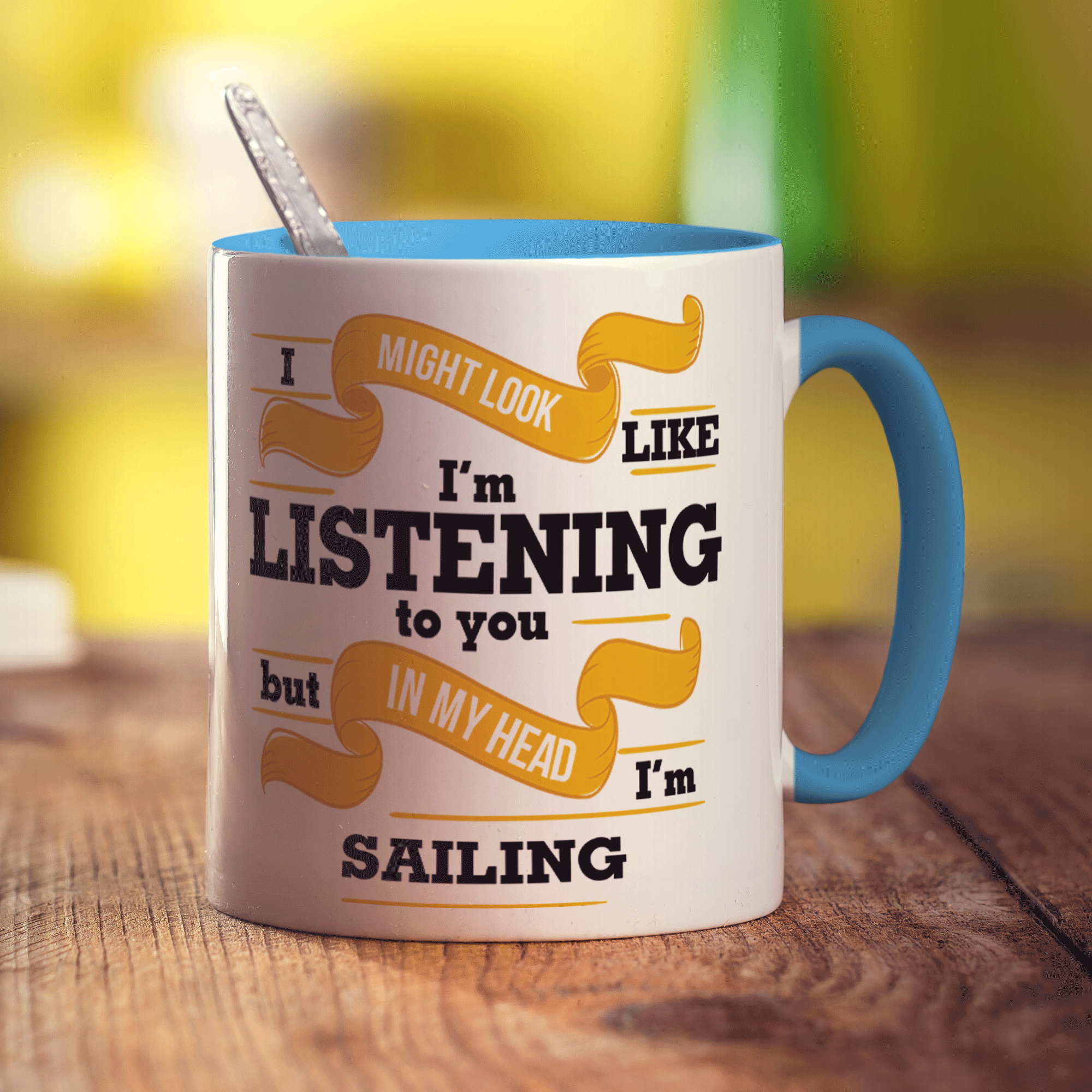 In My Head I'm Sailing Mug