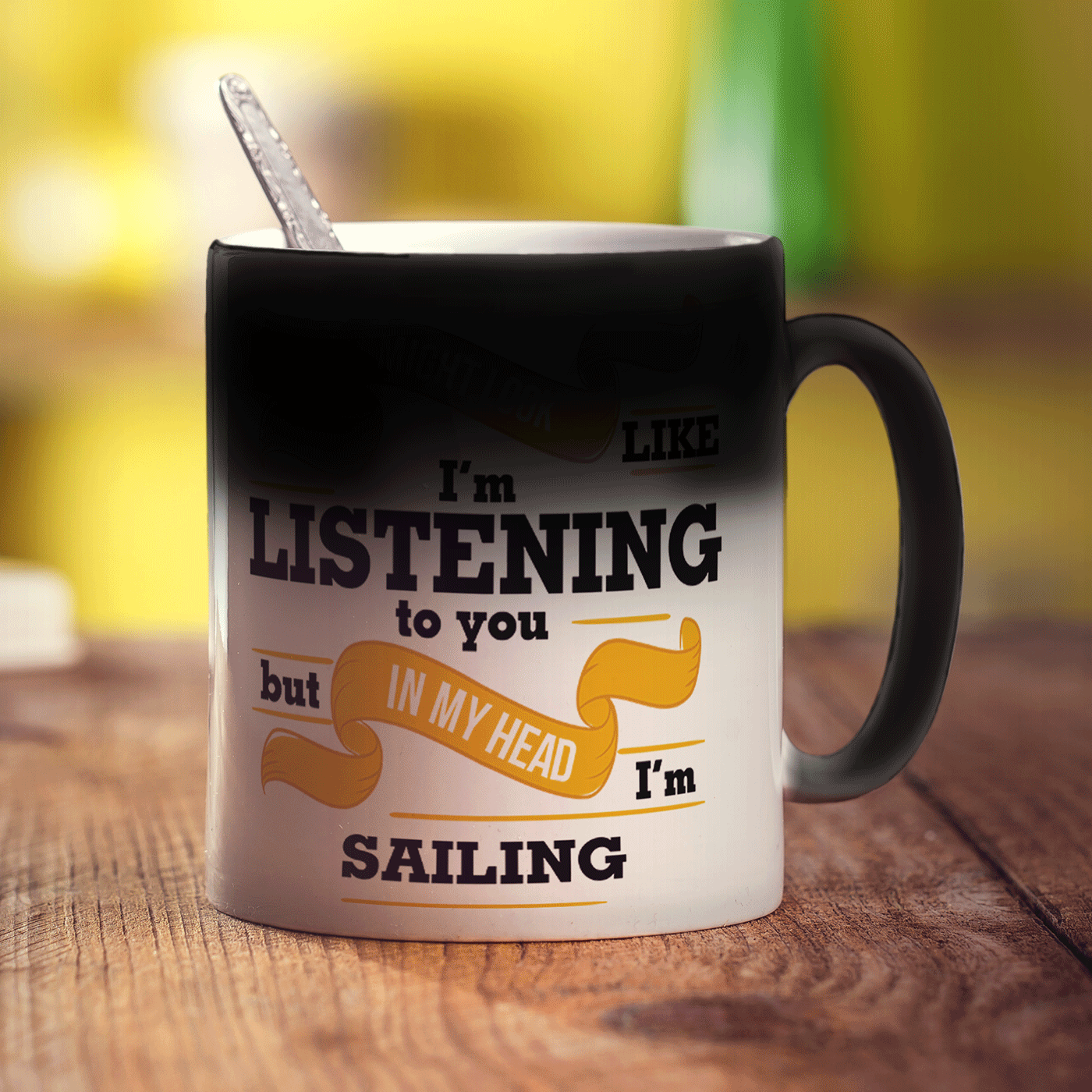 In My Head I'm Sailing Mug