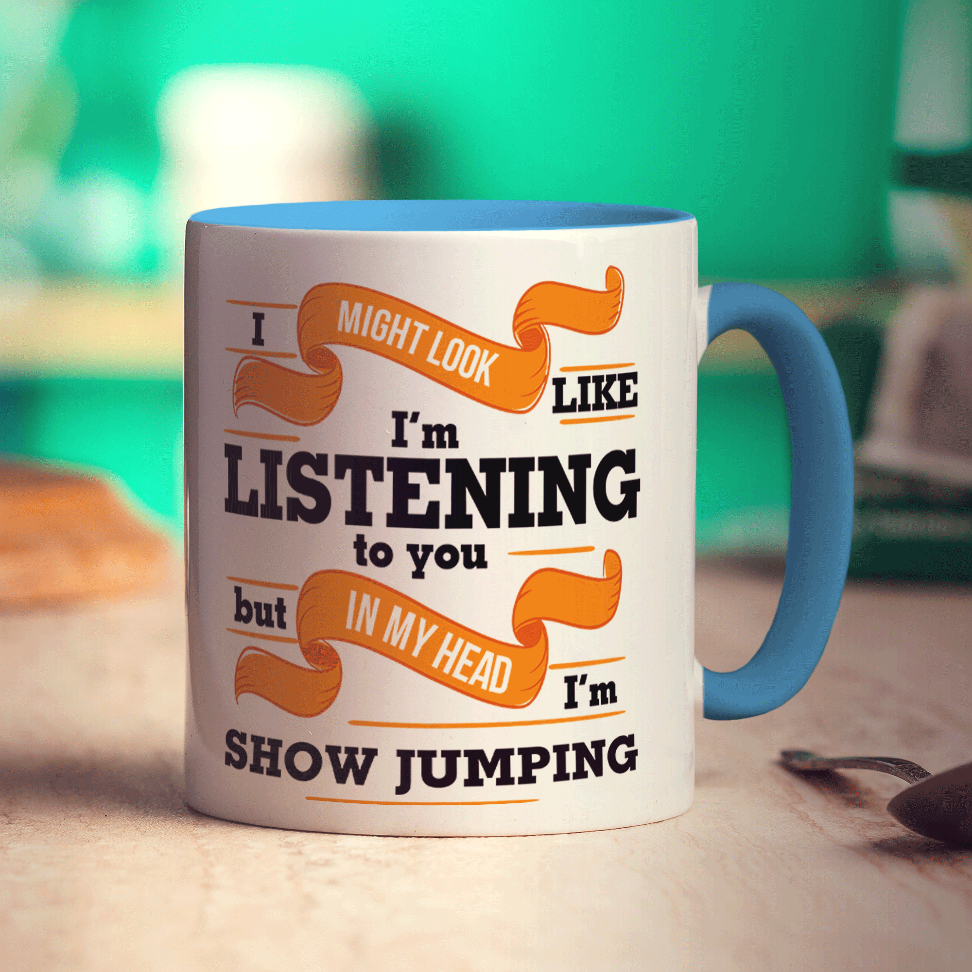 In My Head I'm Show Jumping Mug