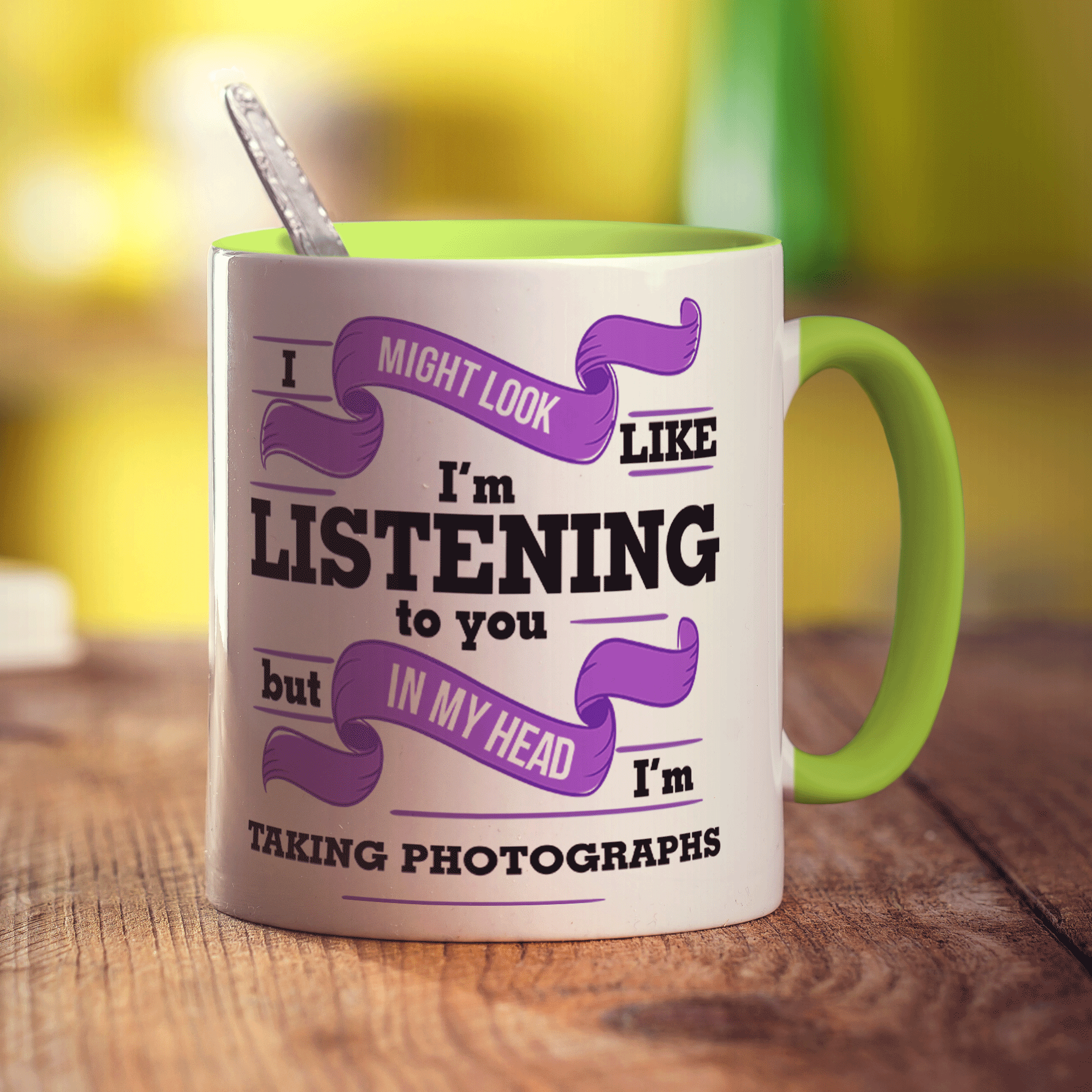In My Head I'm Taking Photographs Mug