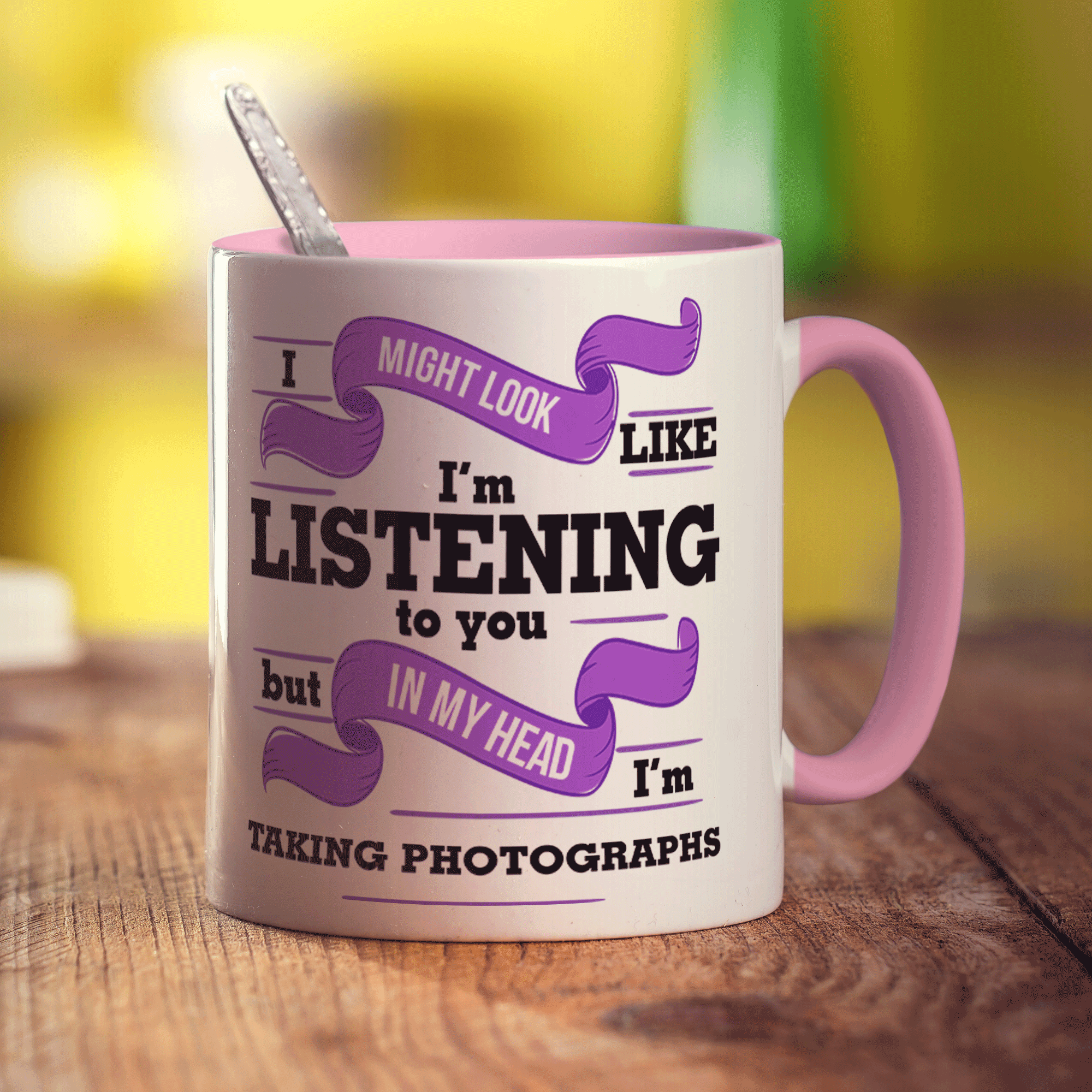 In My Head I'm Taking Photographs Mug