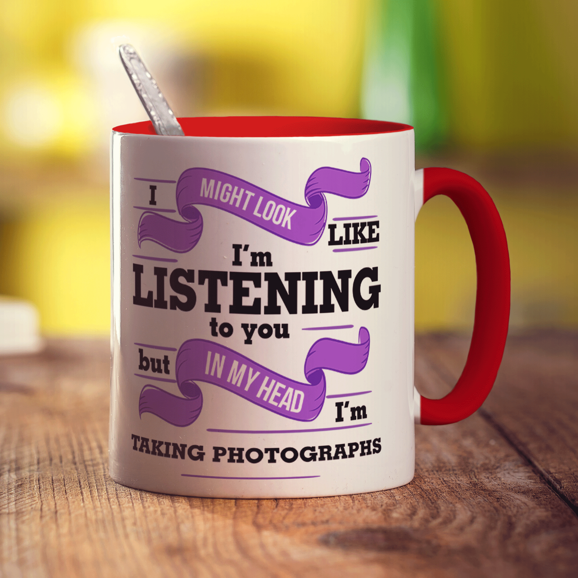 In My Head I'm Taking Photographs Mug