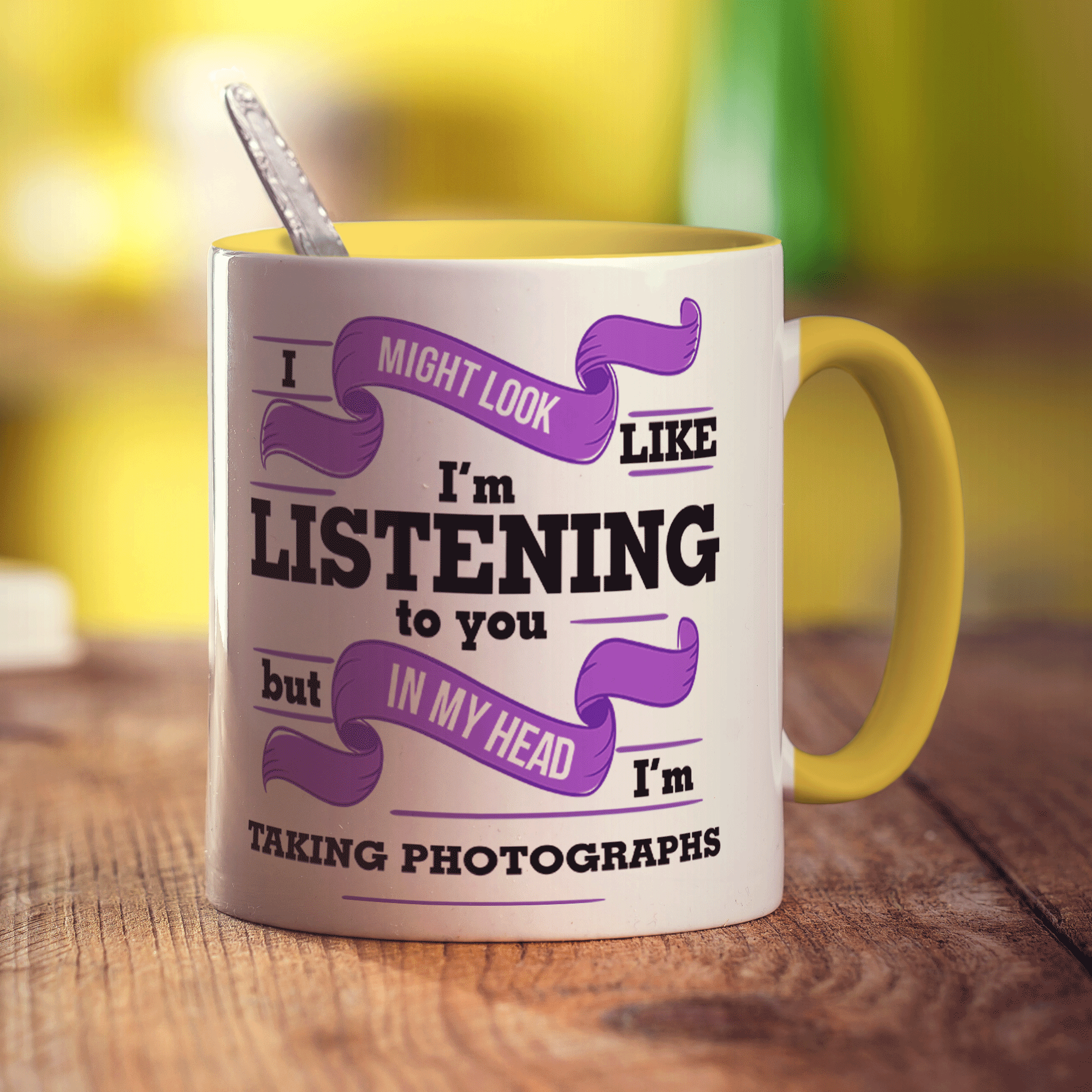 In My Head I'm Taking Photographs Mug