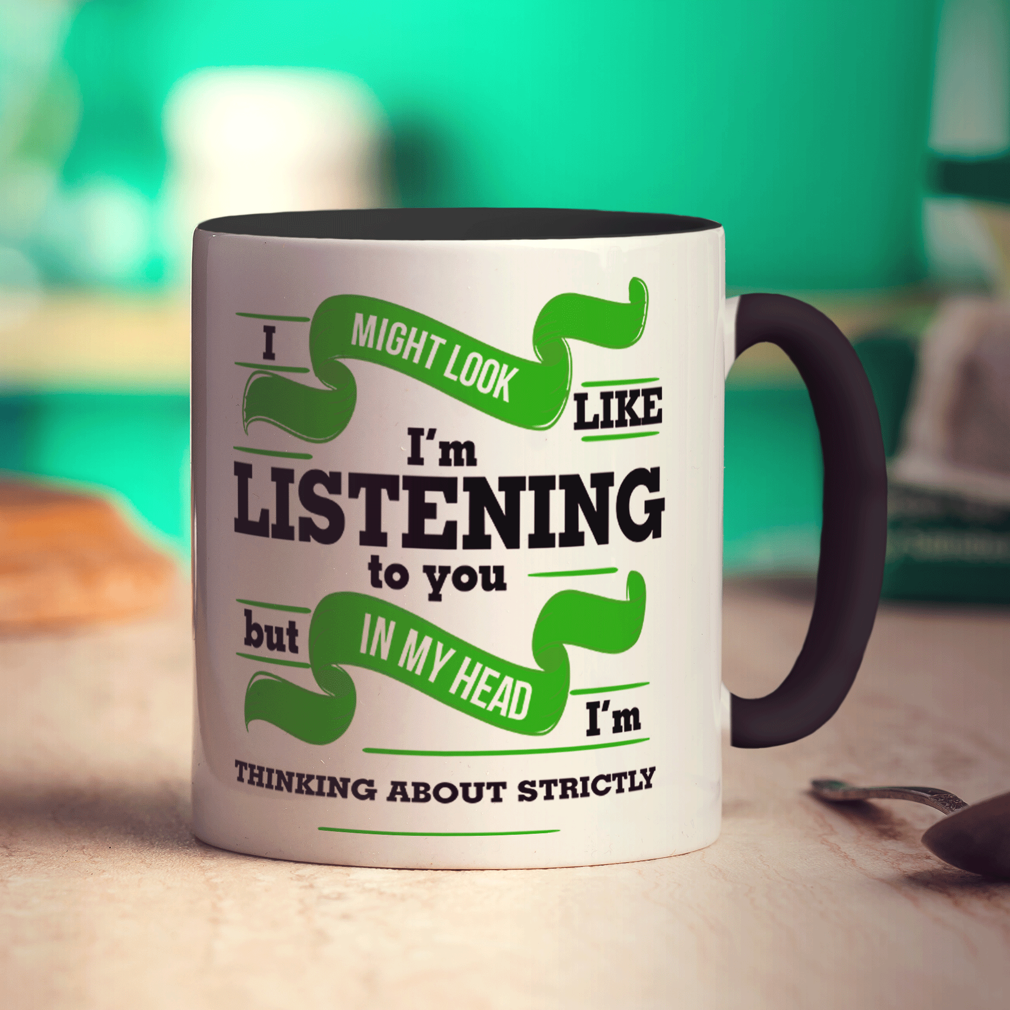 In My Head I'm Thinking About Strictly Mug