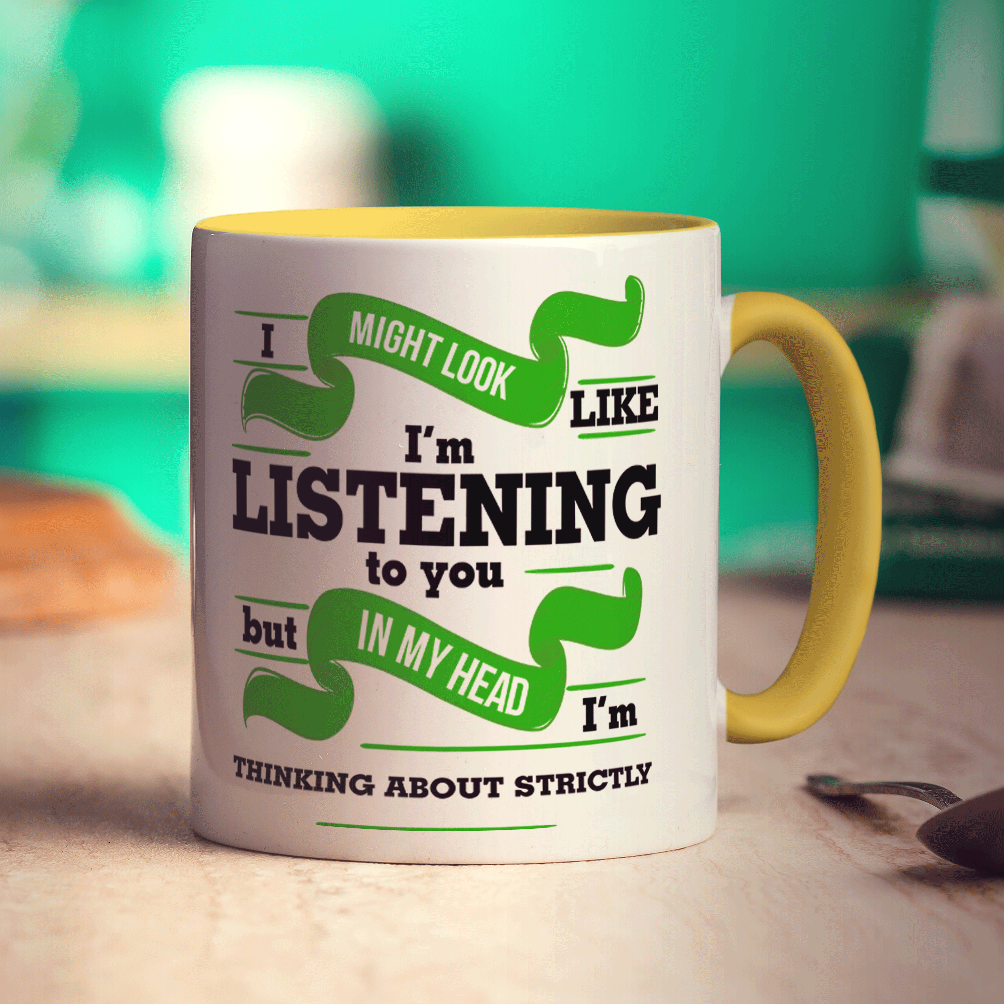 In My Head I'm Thinking About Strictly Mug