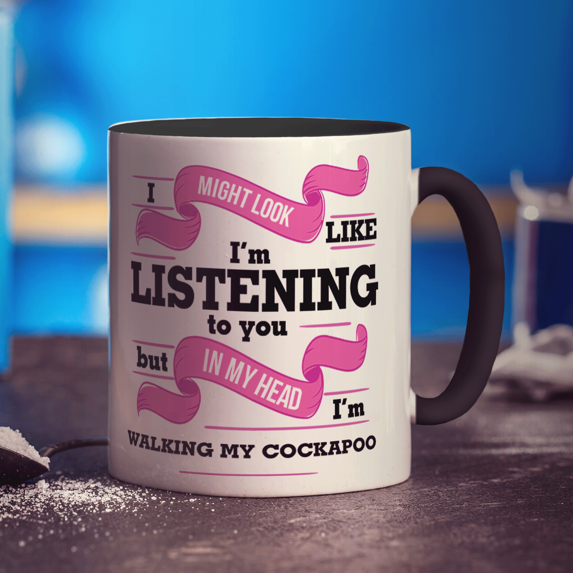 In My Head I'm Walking My Cockapoo Mug