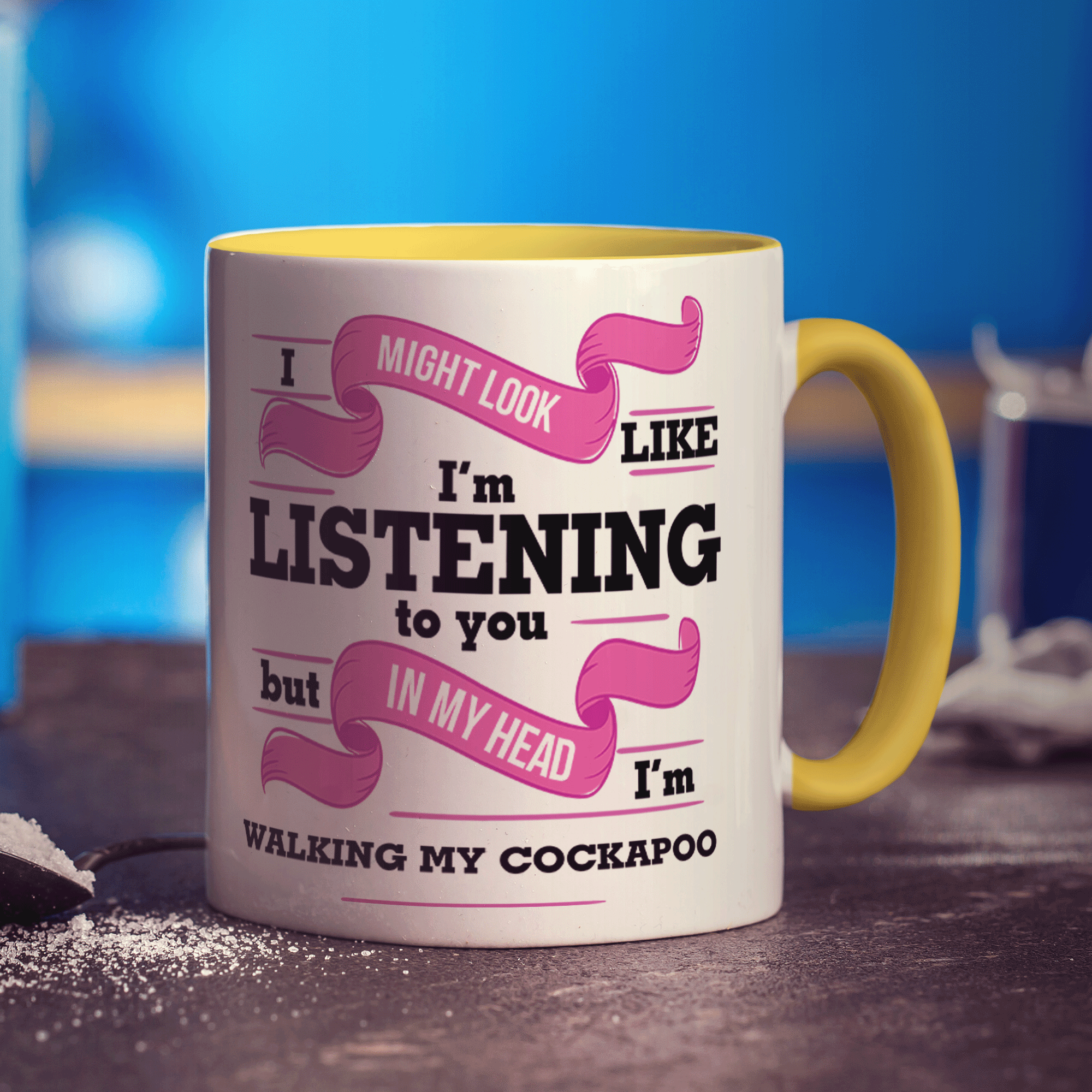 In My Head I'm Walking My Cockapoo Mug