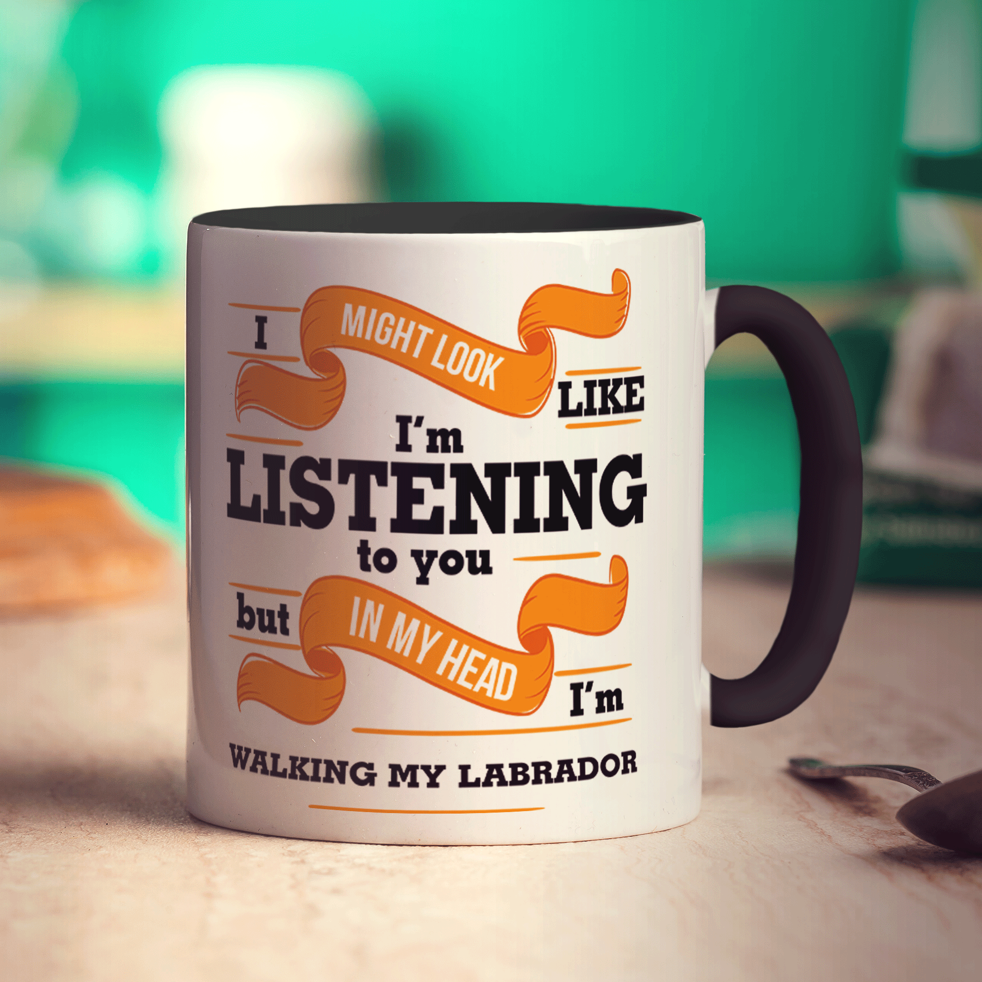 In My Head I'm Walking My Labrador Mug