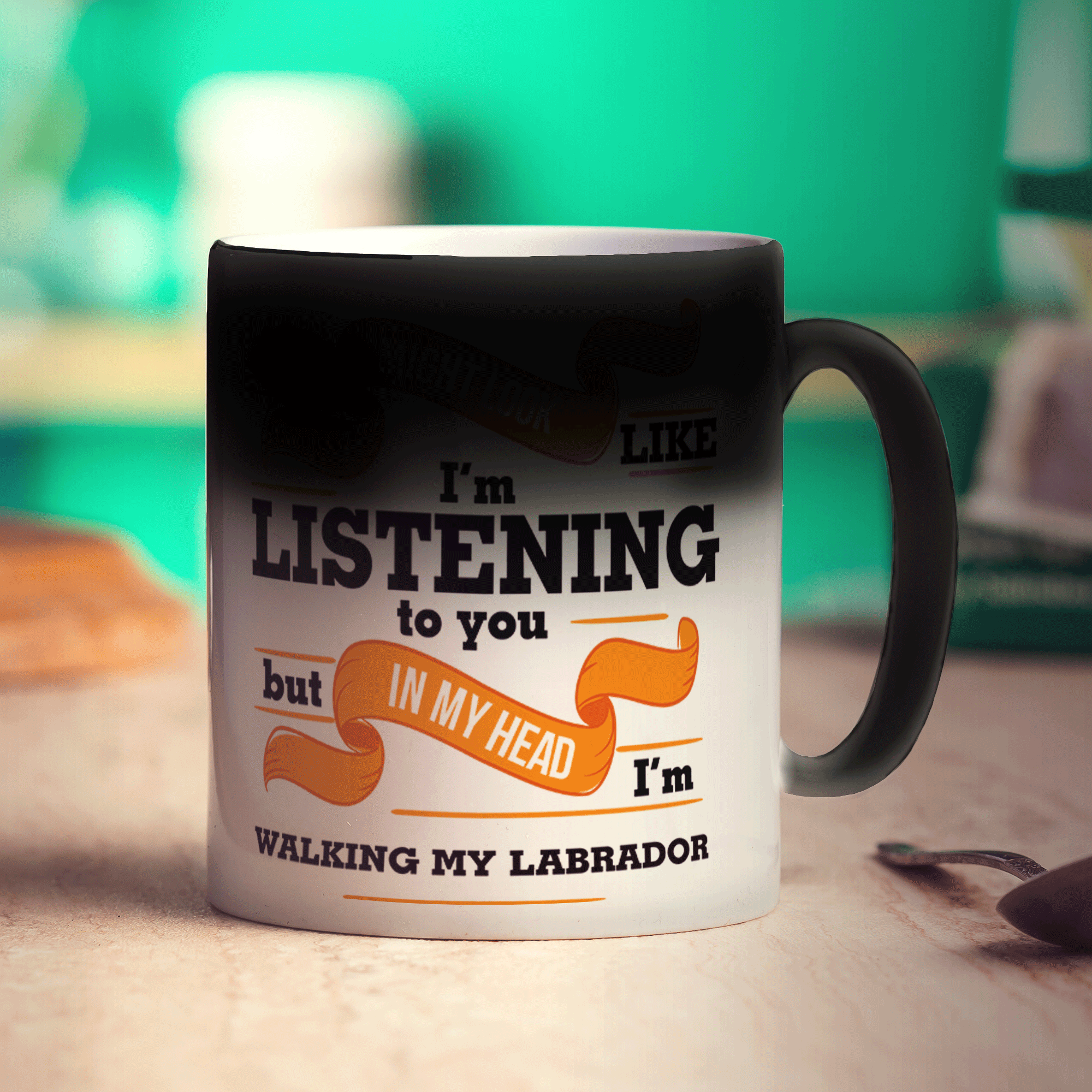 In My Head I'm Walking My Labrador Mug