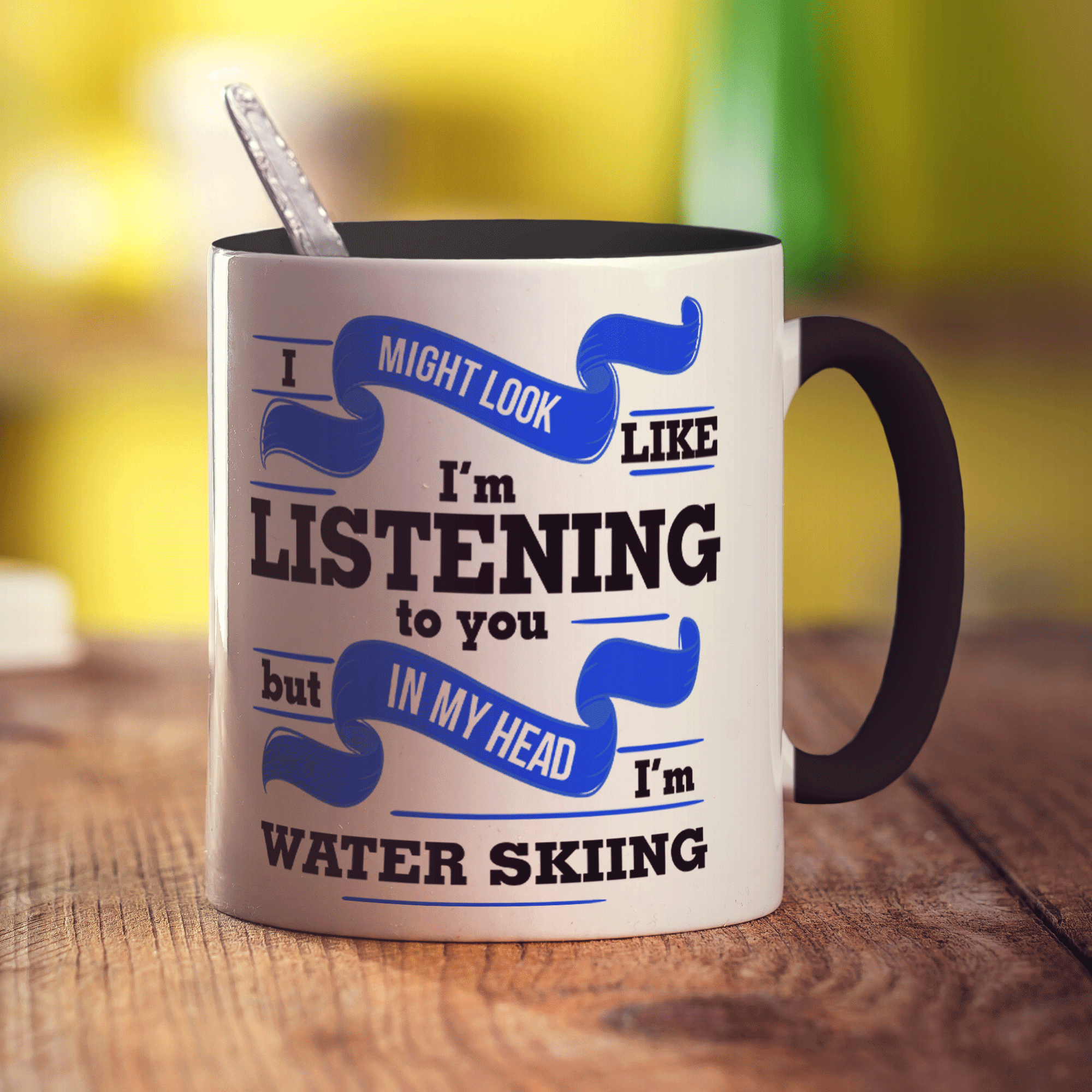 In My Head I'm Water Skiing Mug