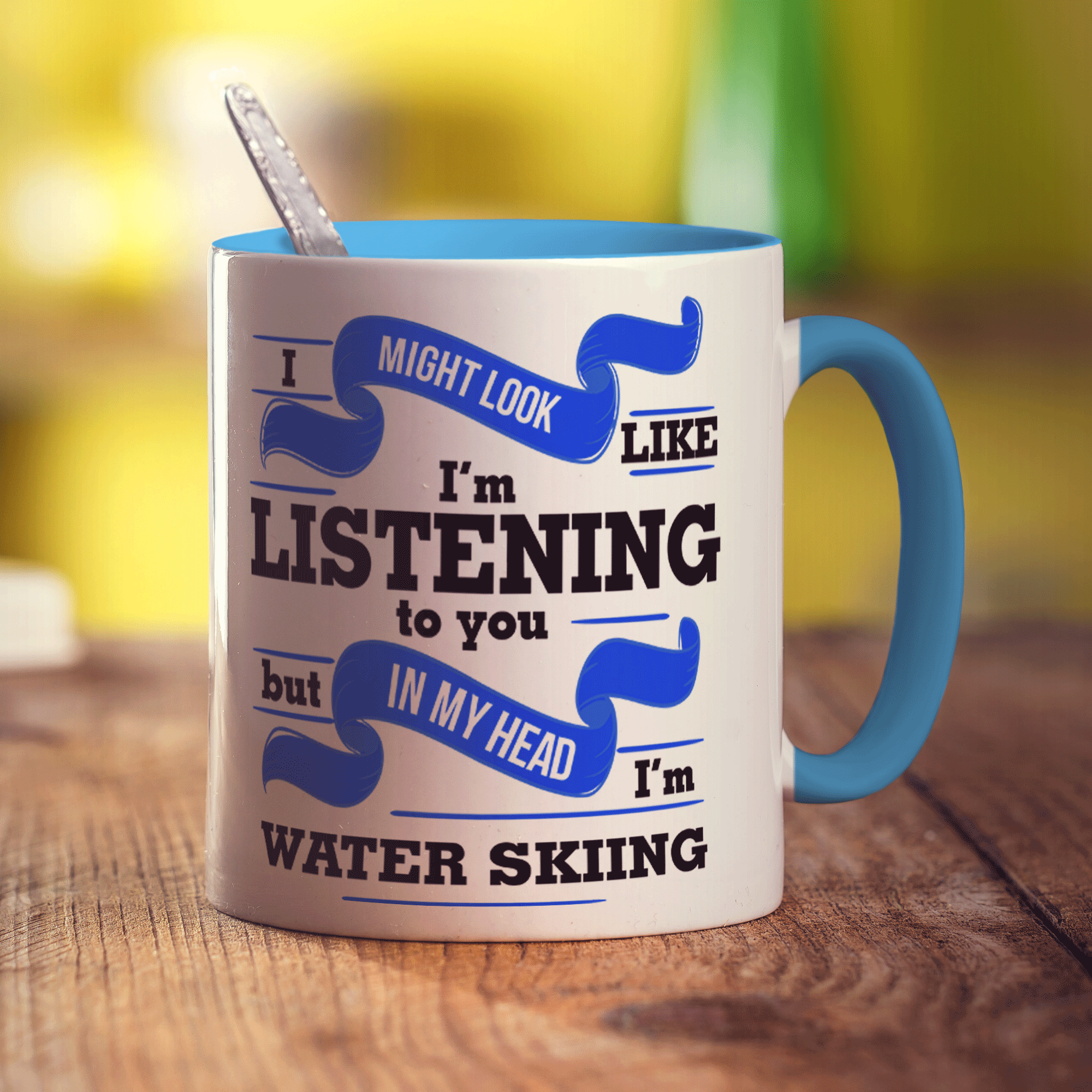 In My Head I'm Water Skiing Mug