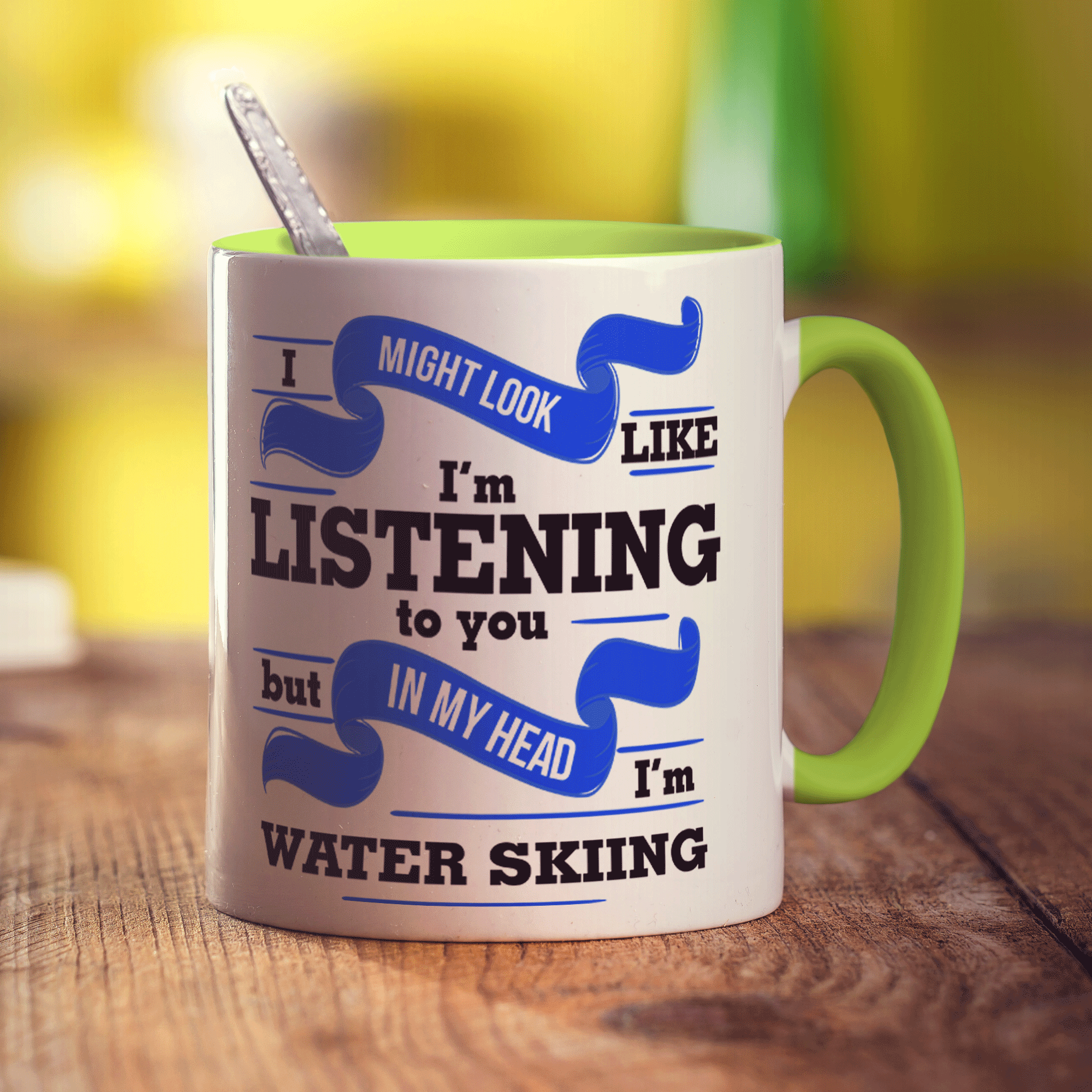 In My Head I'm Water Skiing Mug