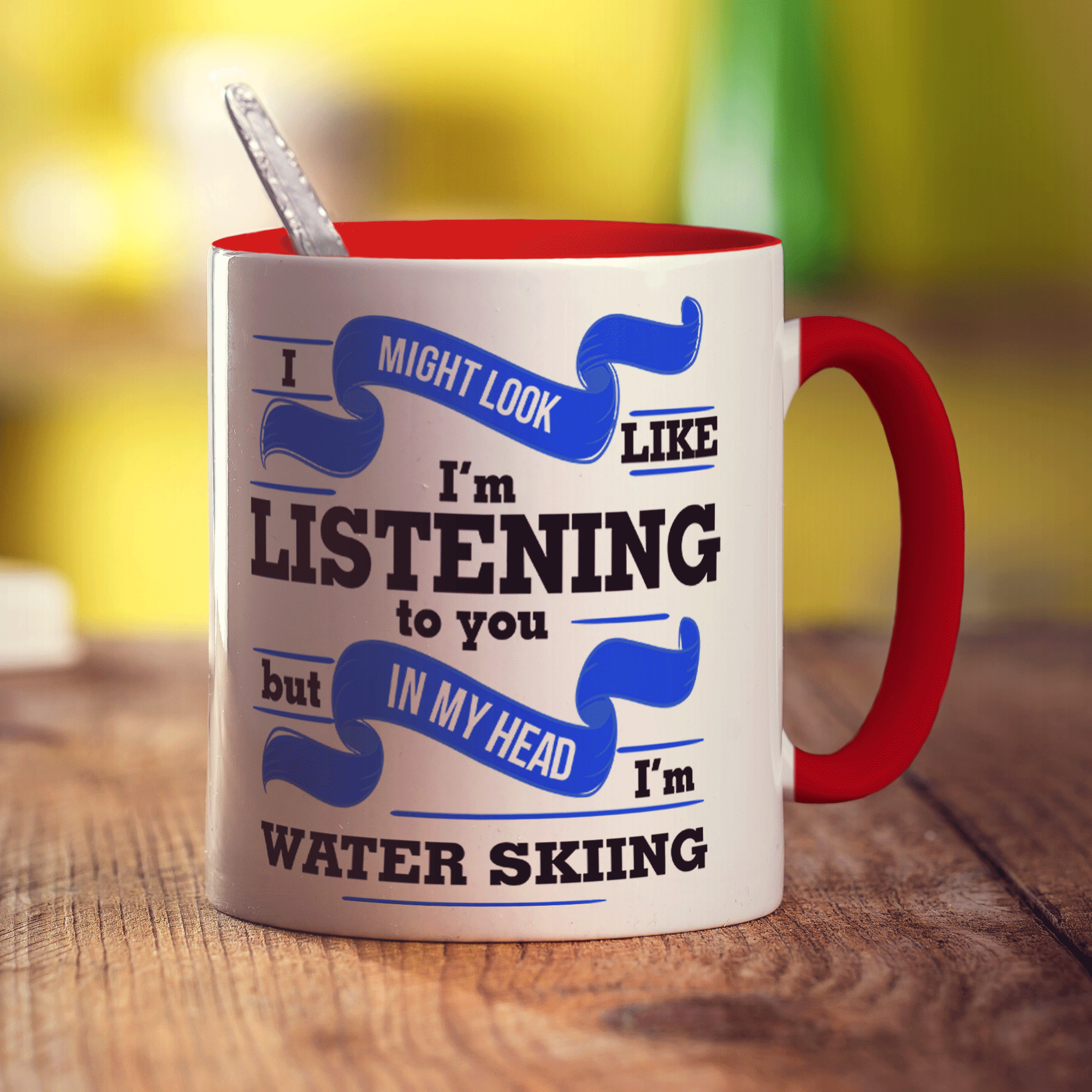 In My Head I'm Water Skiing Mug