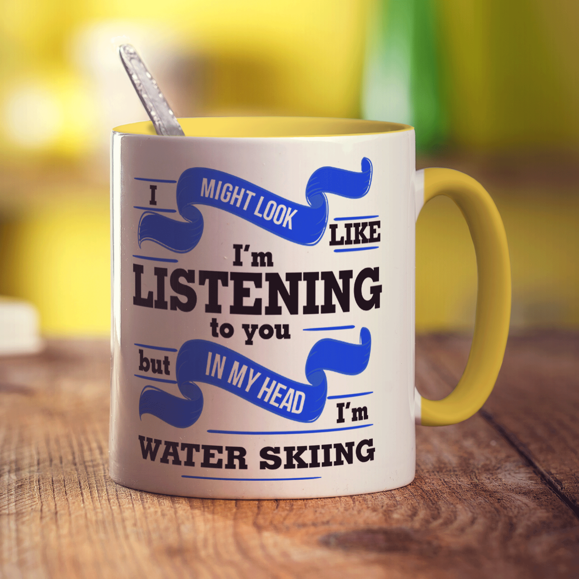 In My Head I'm Water Skiing Mug