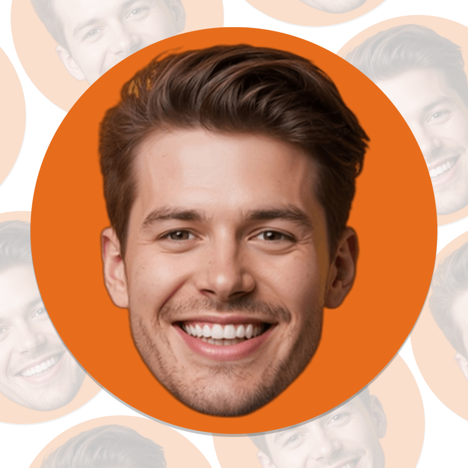 In Your Face Stickers