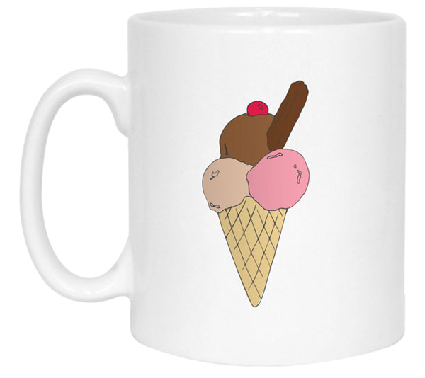 Love you nearly as much as Ice Cream' Name Mug