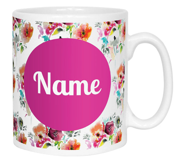 Watercolour Floral Mug by Jessica Peppin