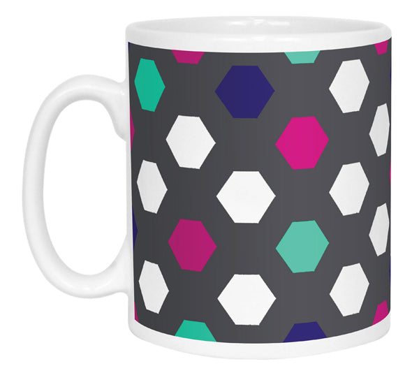 Hexagon Name Mug by Jessica Peppin