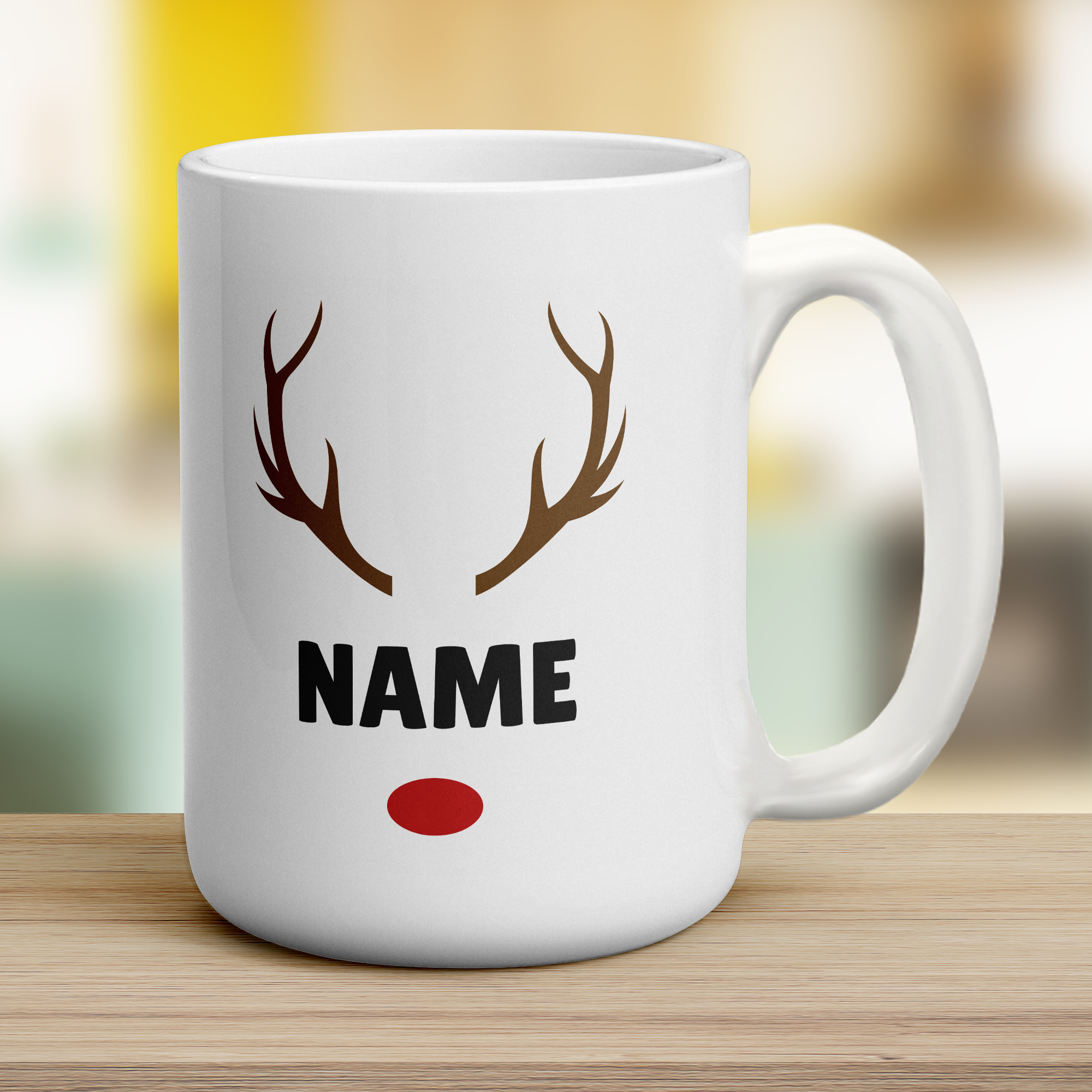 Reindeer Name Mug