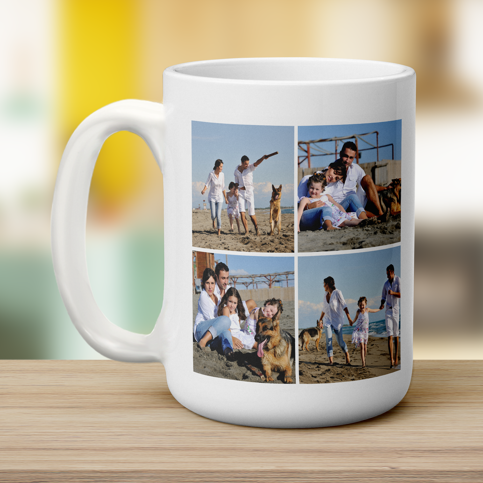 4 Photo Collage Mug