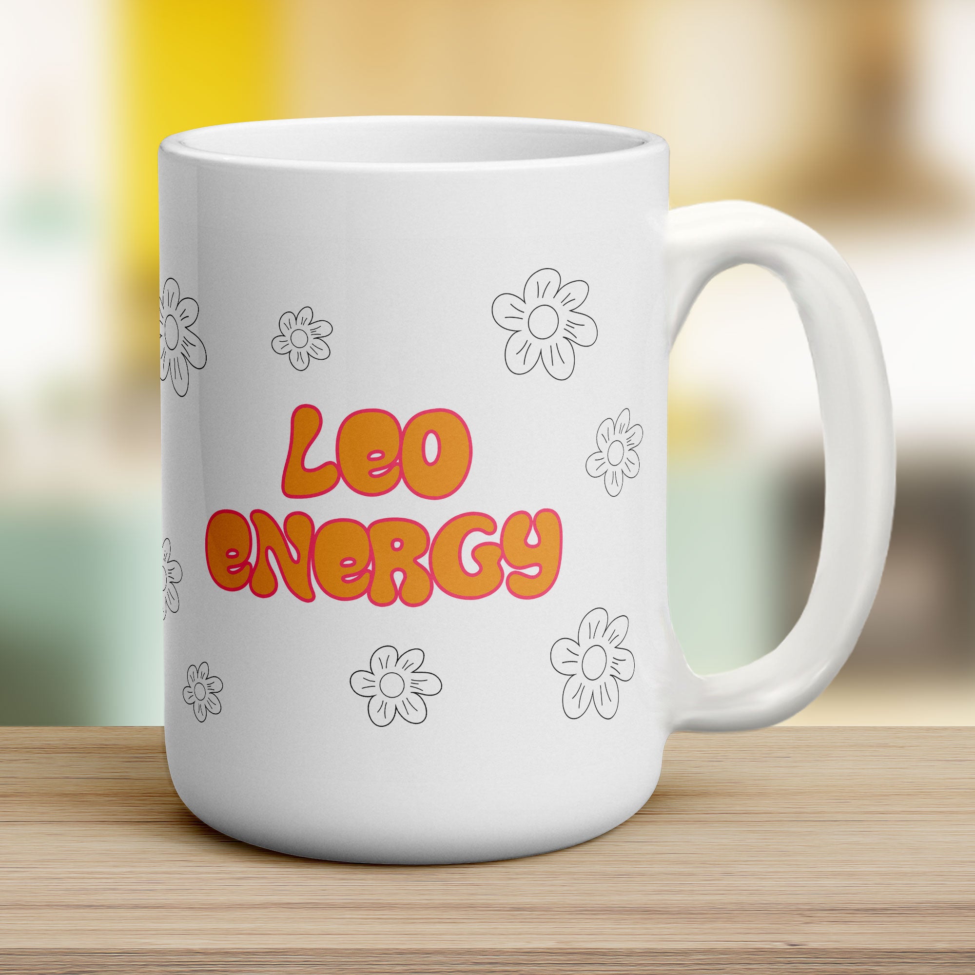 Leo Energy Star Sign Mug
